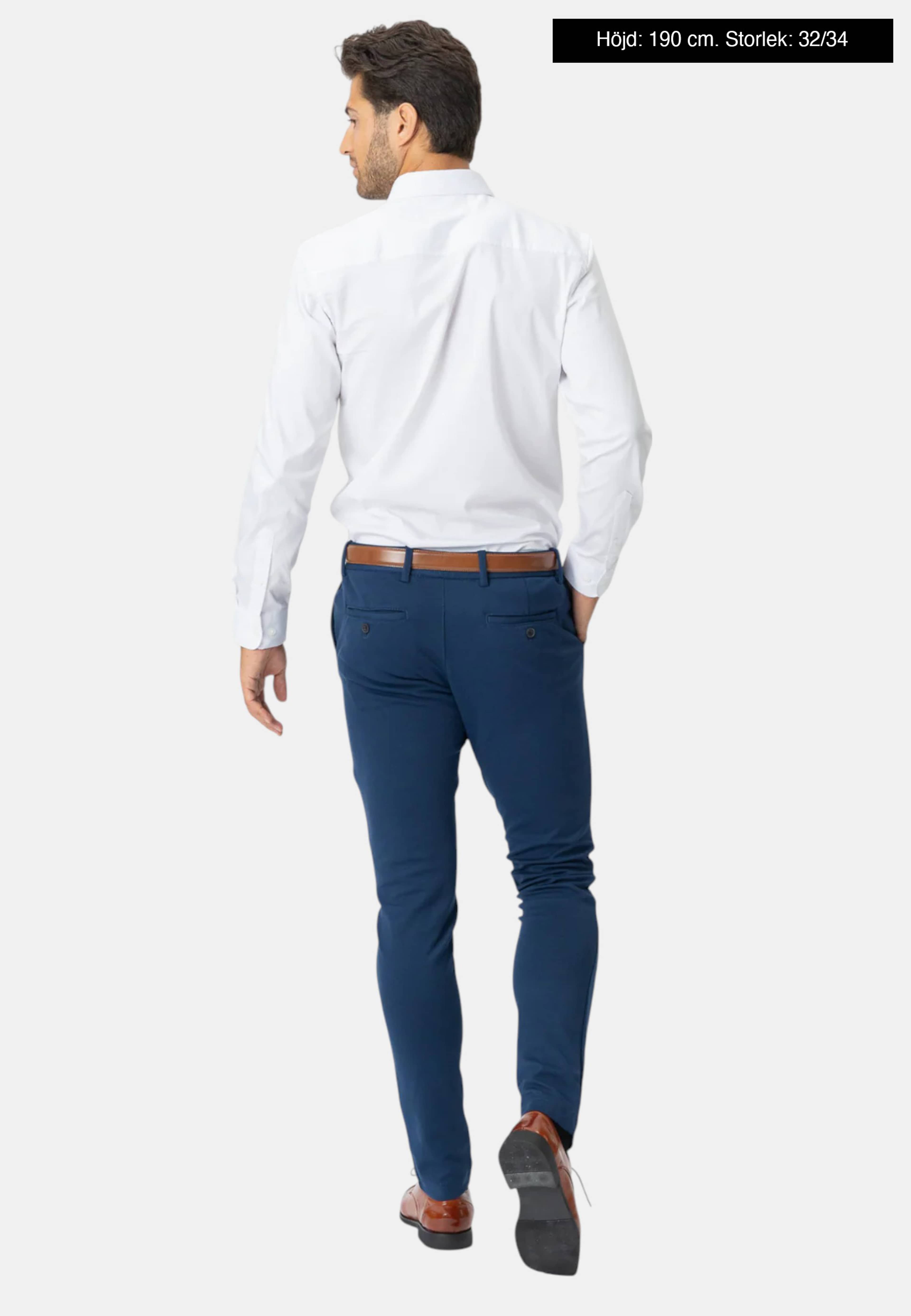 The Original Performance Pants, från TeeShoppen, i färgen blå. Klicka för att öppna bilden i stort format