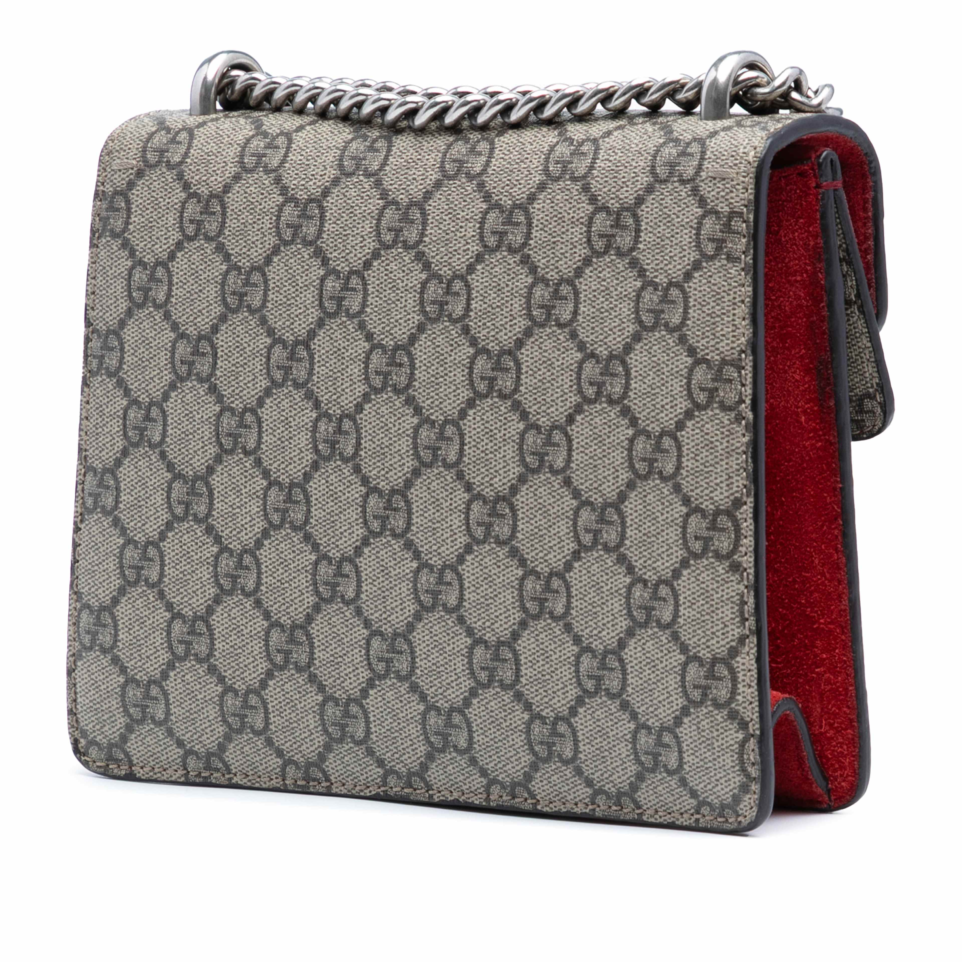 Gucci Small Gg Supreme Dionysus Crossbody, från Luxclusif, i färgen beige. Klicka för att öppna bilden i stort format