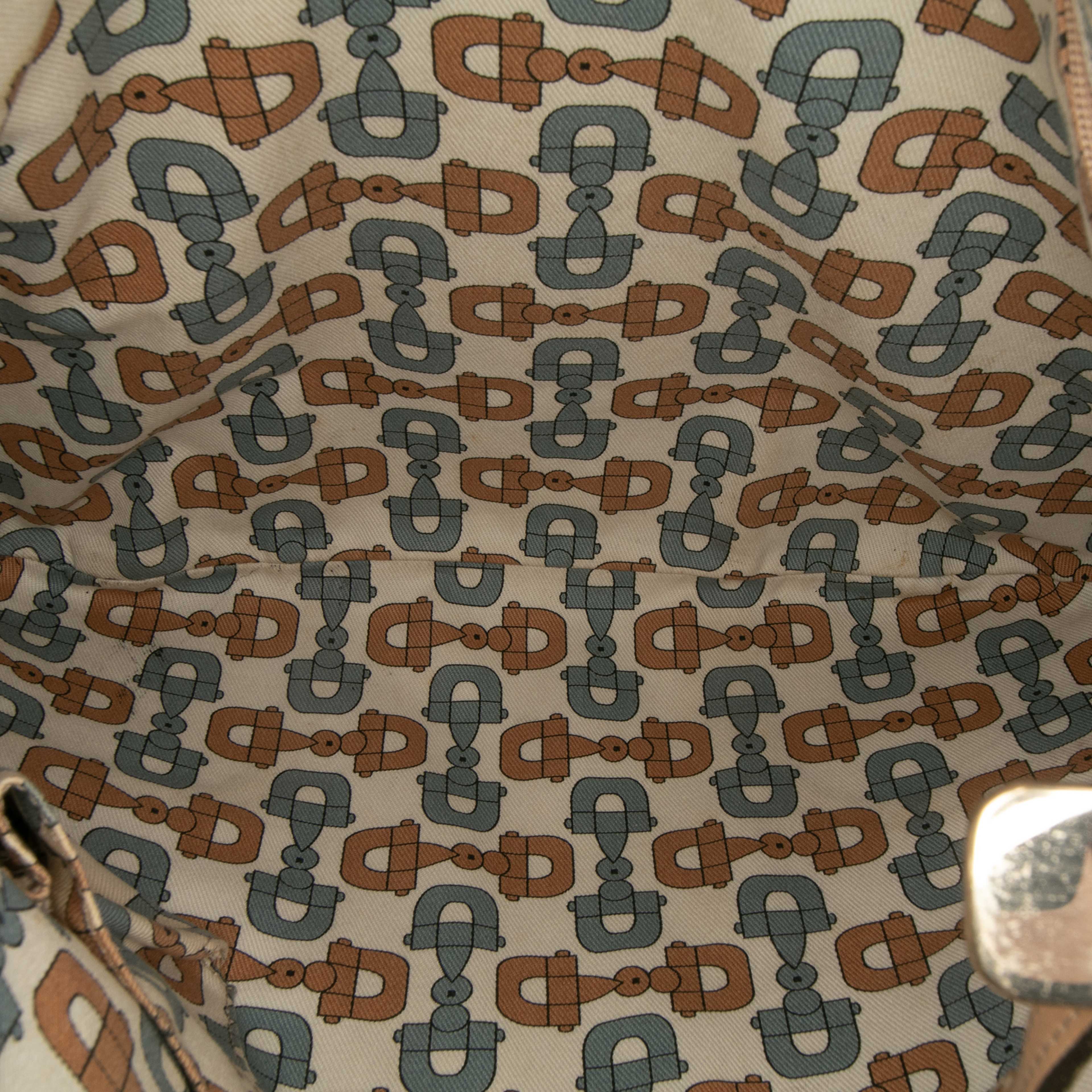 Gucci Guccissima Princy Satchel, från Luxclusif, i färgen light brown. Klicka för att öppna bilden i stort format