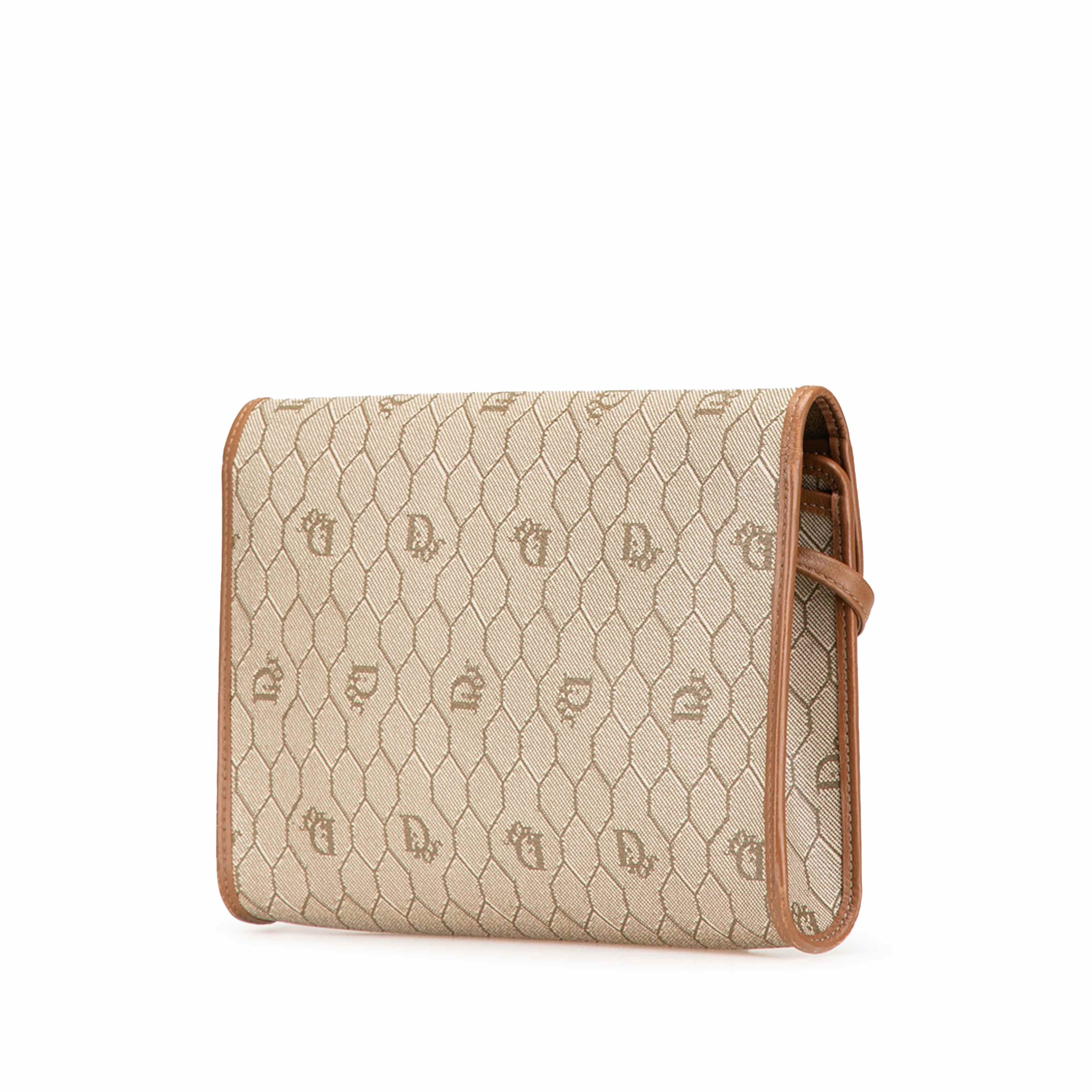 Dior Honeycomb Coated Canvas Crossbody