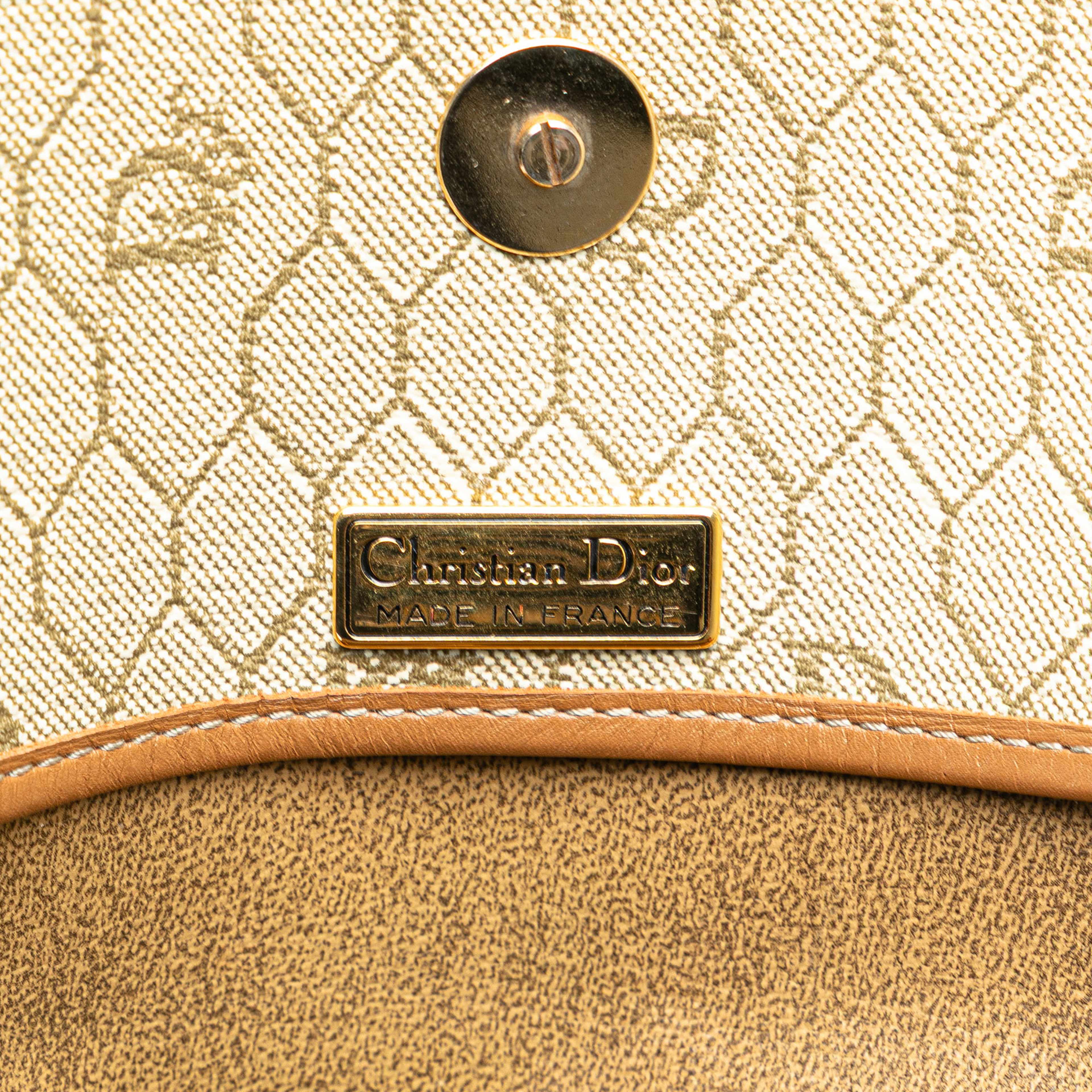 Dior Honeycomb Coated Canvas Crossbody