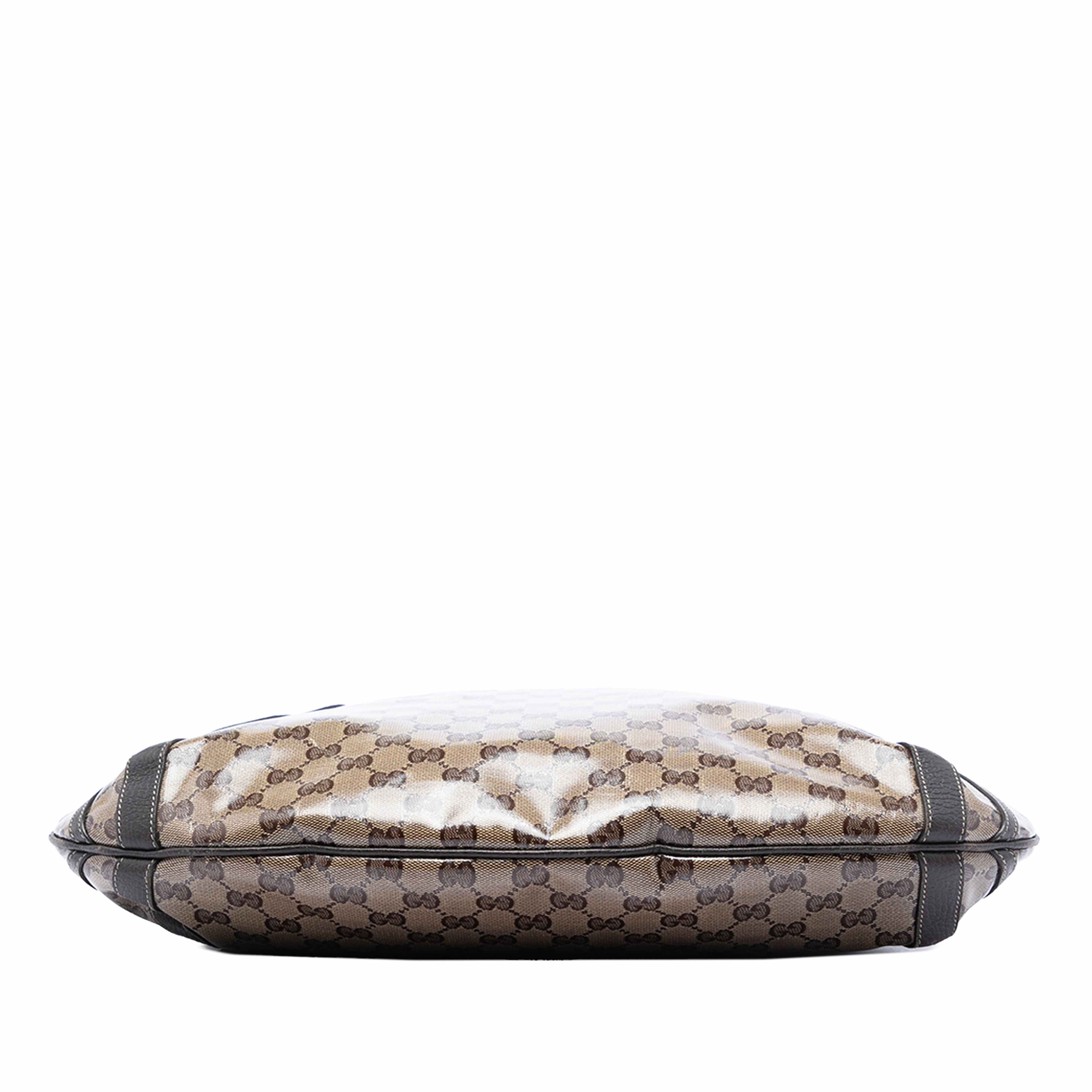 Gucci Gg Crystal Abbey D Ring Convertible Tote, från Luxclusif, i färgen beige. Klicka för att öppna bilden i stort format