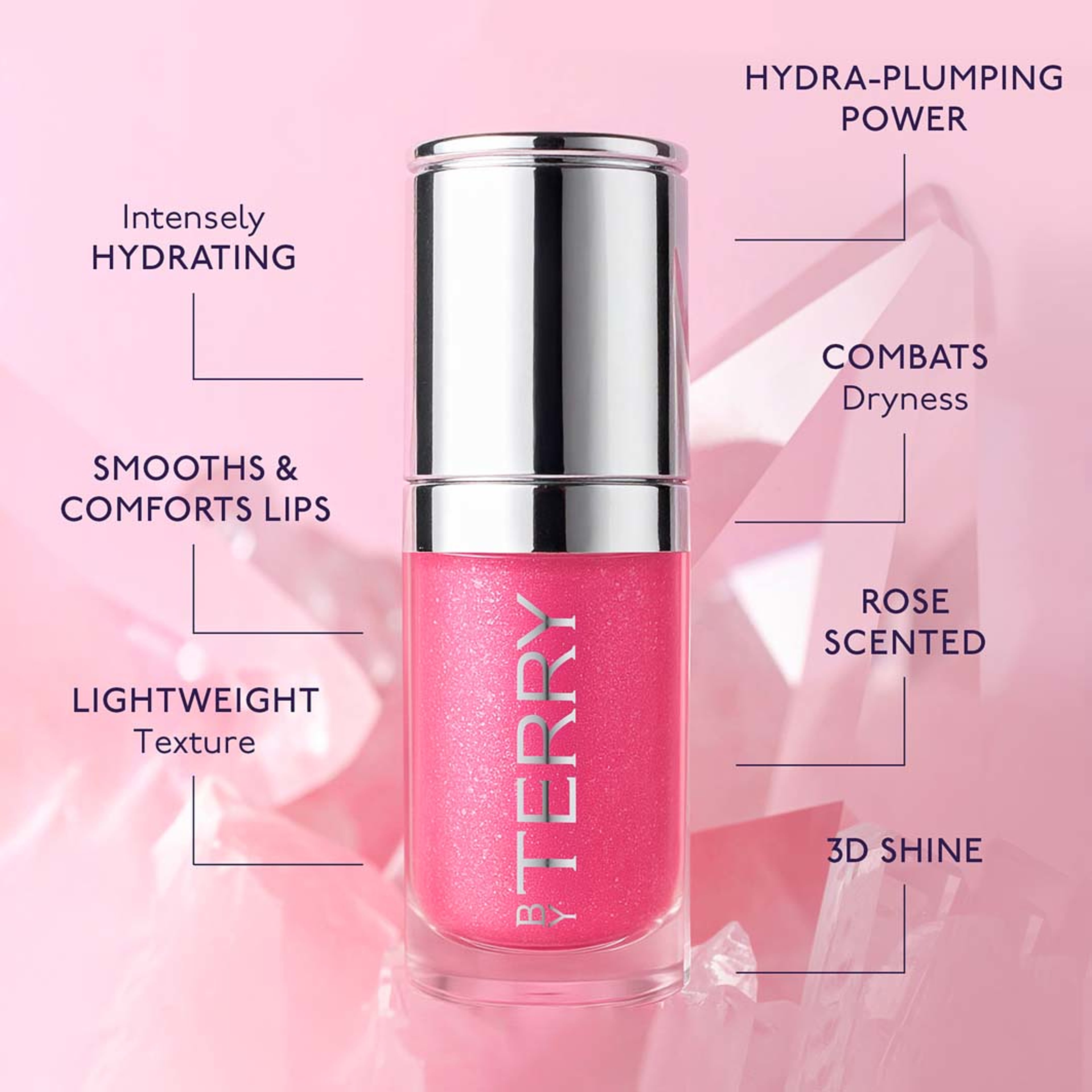 Baume de Rose Glow Gloss, från By Terry, i färgen Nude Nectar. Klicka för att öppna bilden i stort format