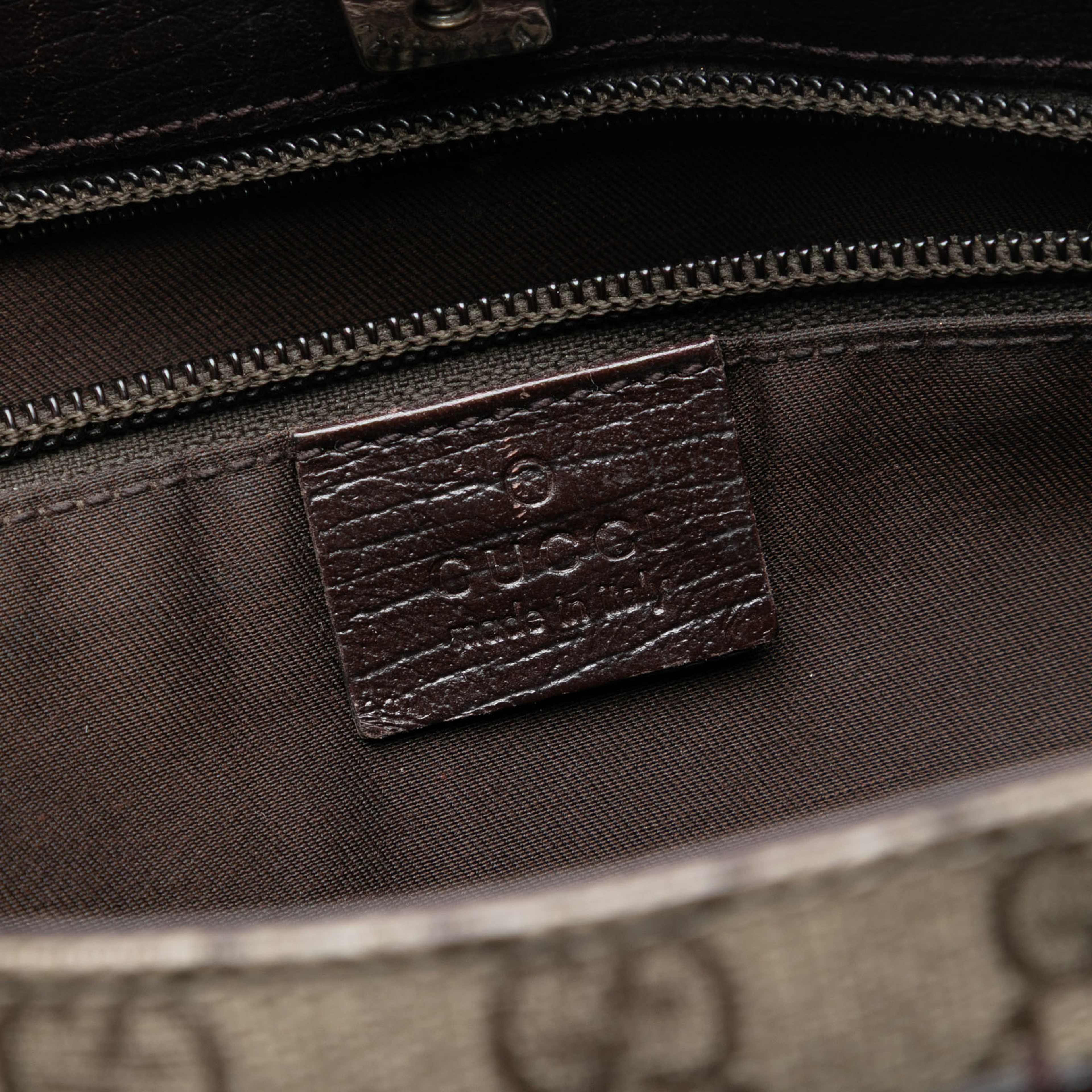 Gucci Gg Supreme Tote, från Luxclusif, i färgen beige. Klicka för att öppna bilden i stort format