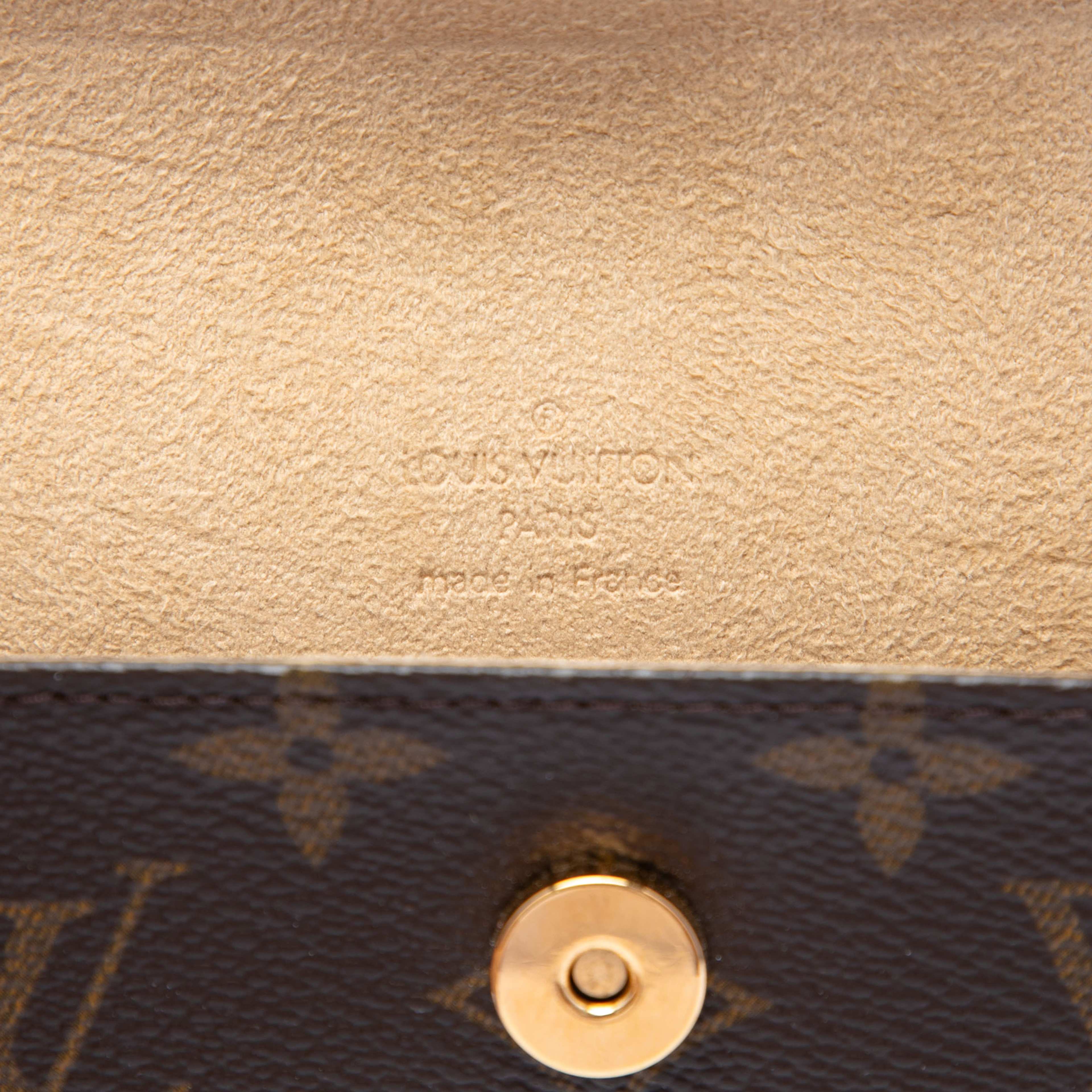 Louis Vuitton Monogram Pochette Florentine, från Luxclusif, i färgen brun. Klicka för att öppna bilden i stort format