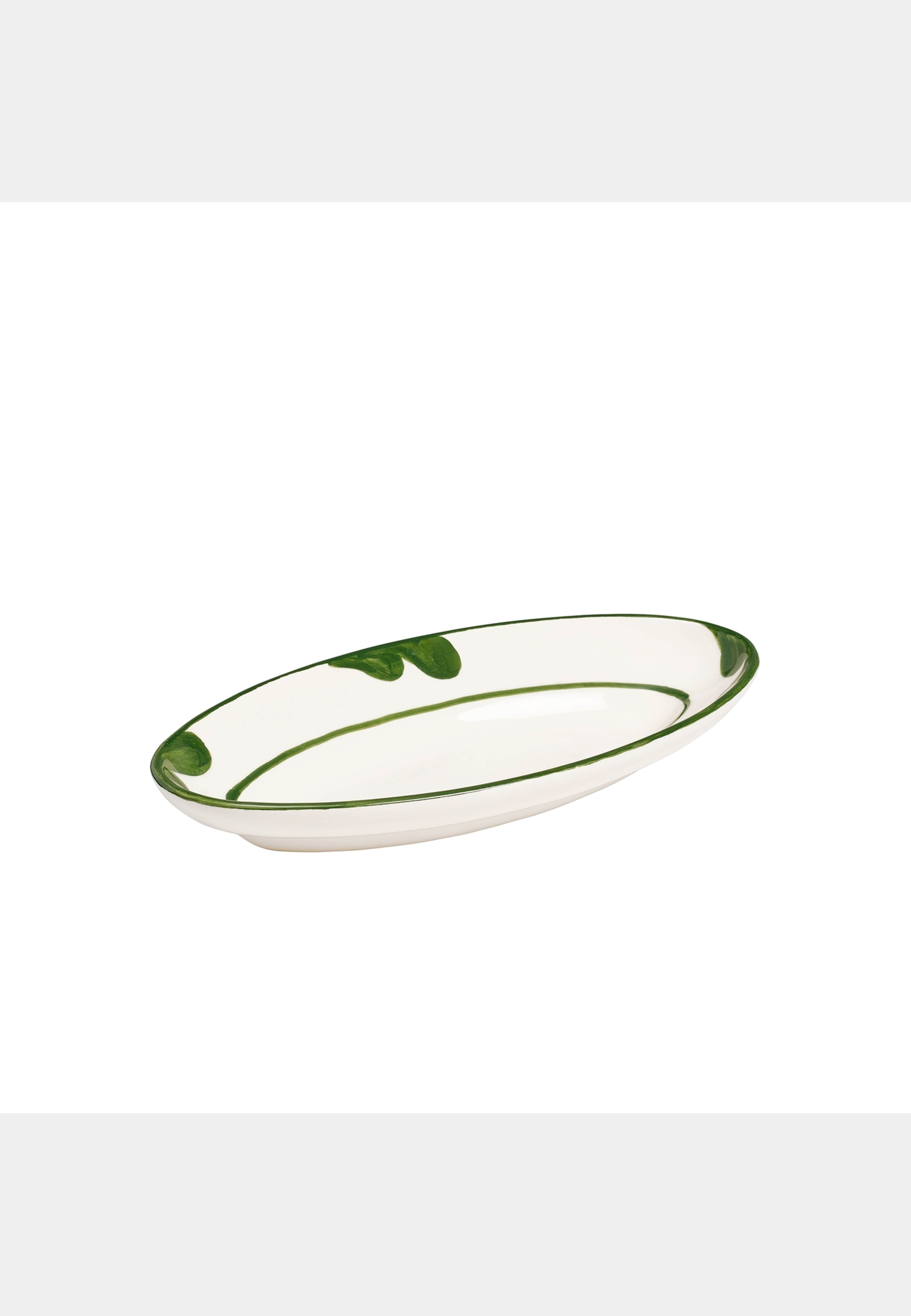 New Classic Litet Serveringsfat - 26 Cm, från Pick A Poppy, i färgen green. Klicka för att öppna bilden i stort format