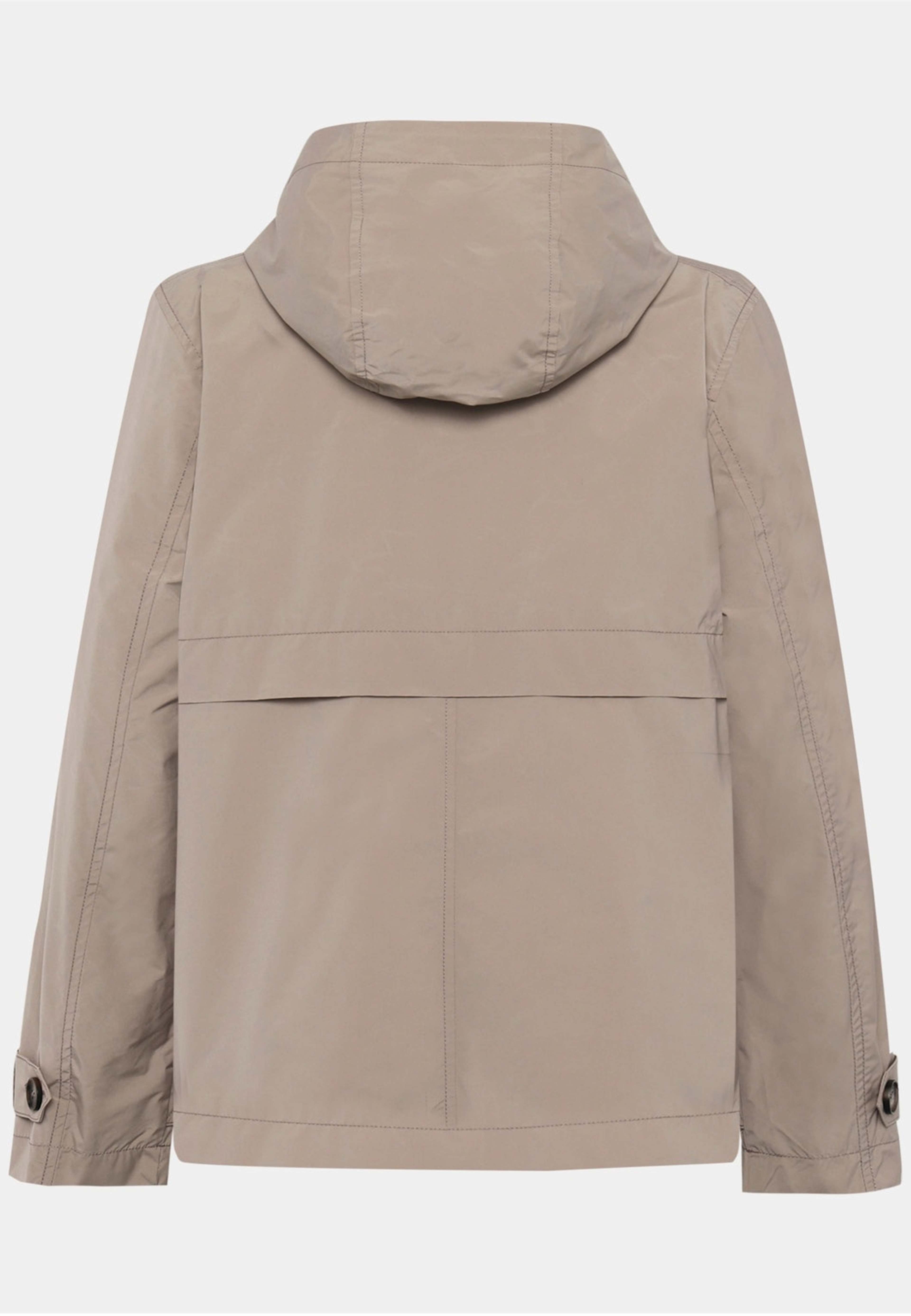 Celia Coat, från Saki, i färgen taupe. Klicka för att öppna bilden i stort format