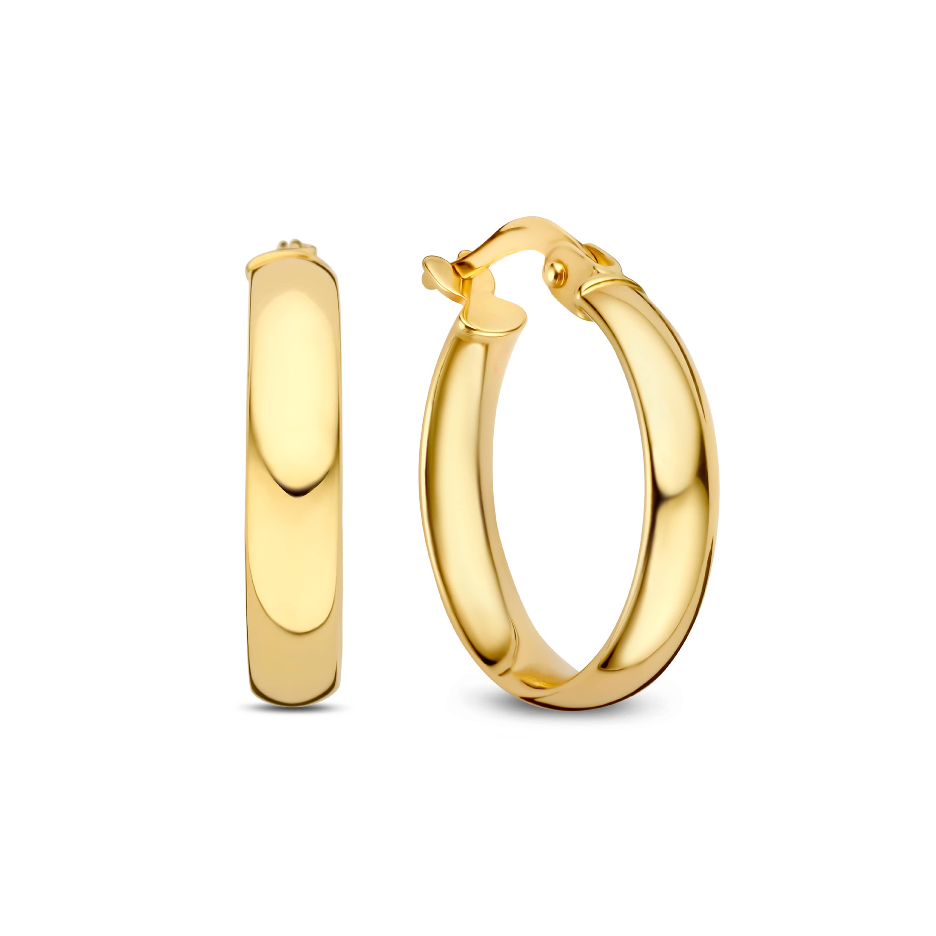 Rivoli 14 Karat Guld Creoler
