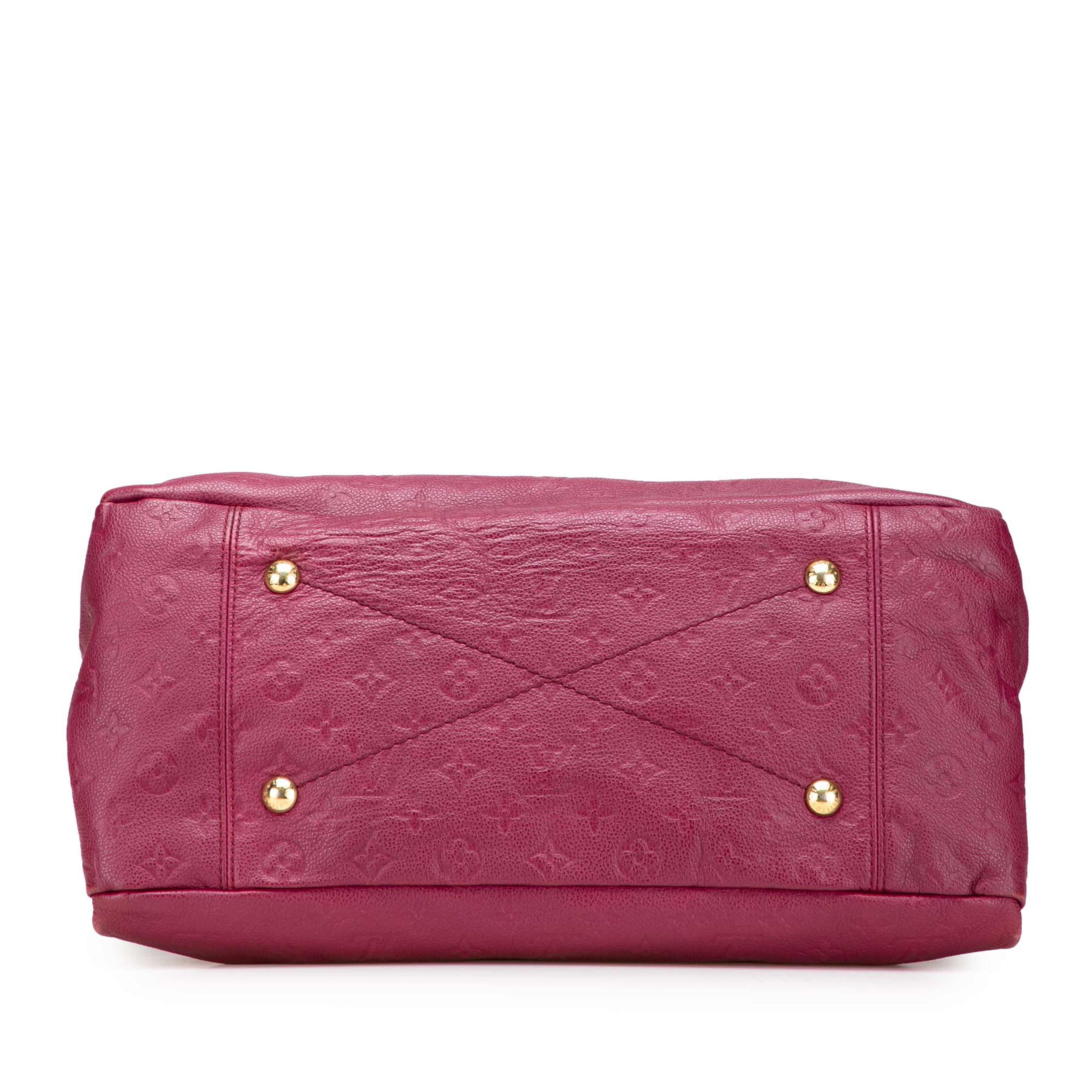 Louis Vuitton Monogram Empreinte Artsy Mm, från Luxclusif, i färgen röd. Klicka för att öppna bilden i stort format