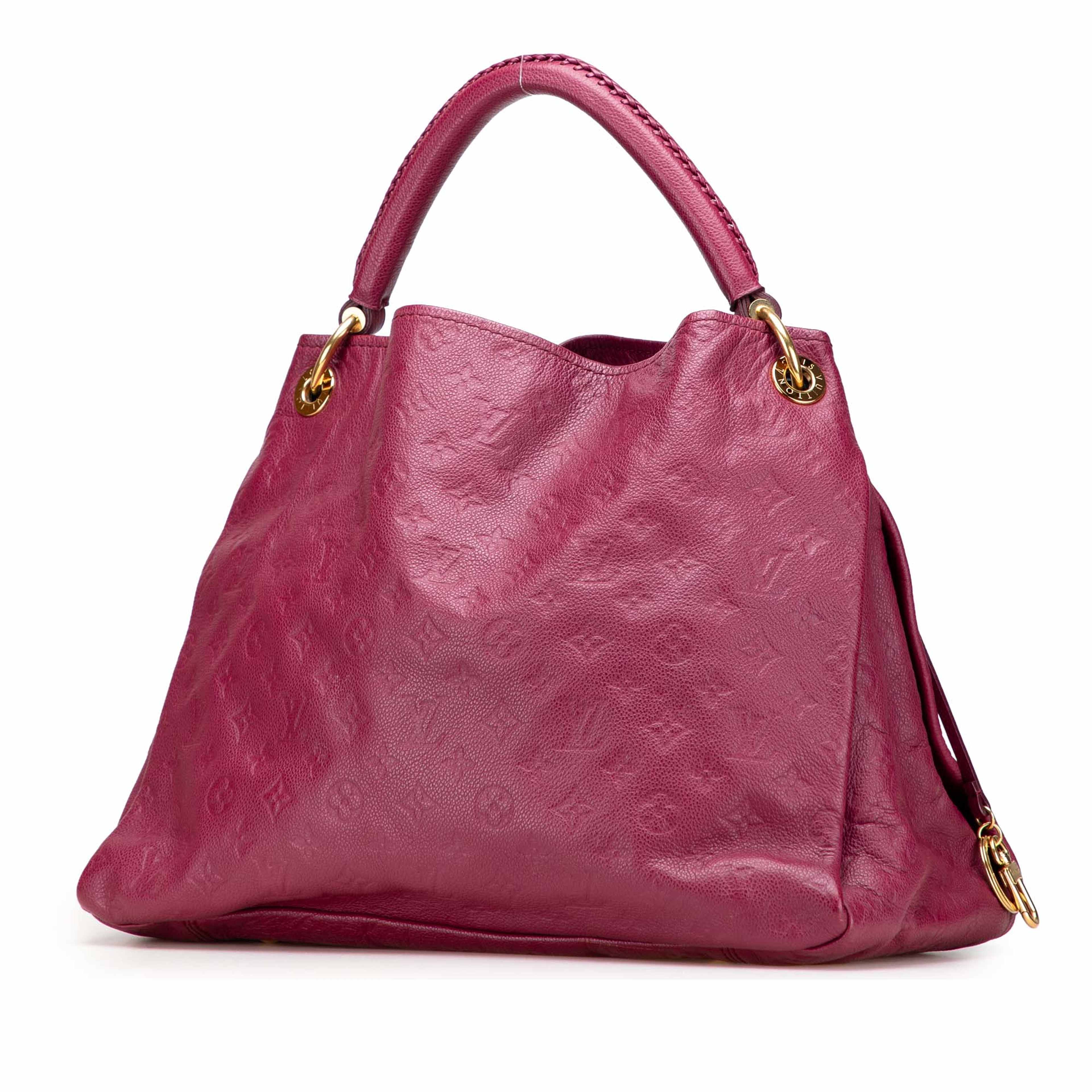Louis Vuitton Monogram Empreinte Artsy Mm, från Luxclusif, i färgen röd. Klicka för att öppna bilden i stort format