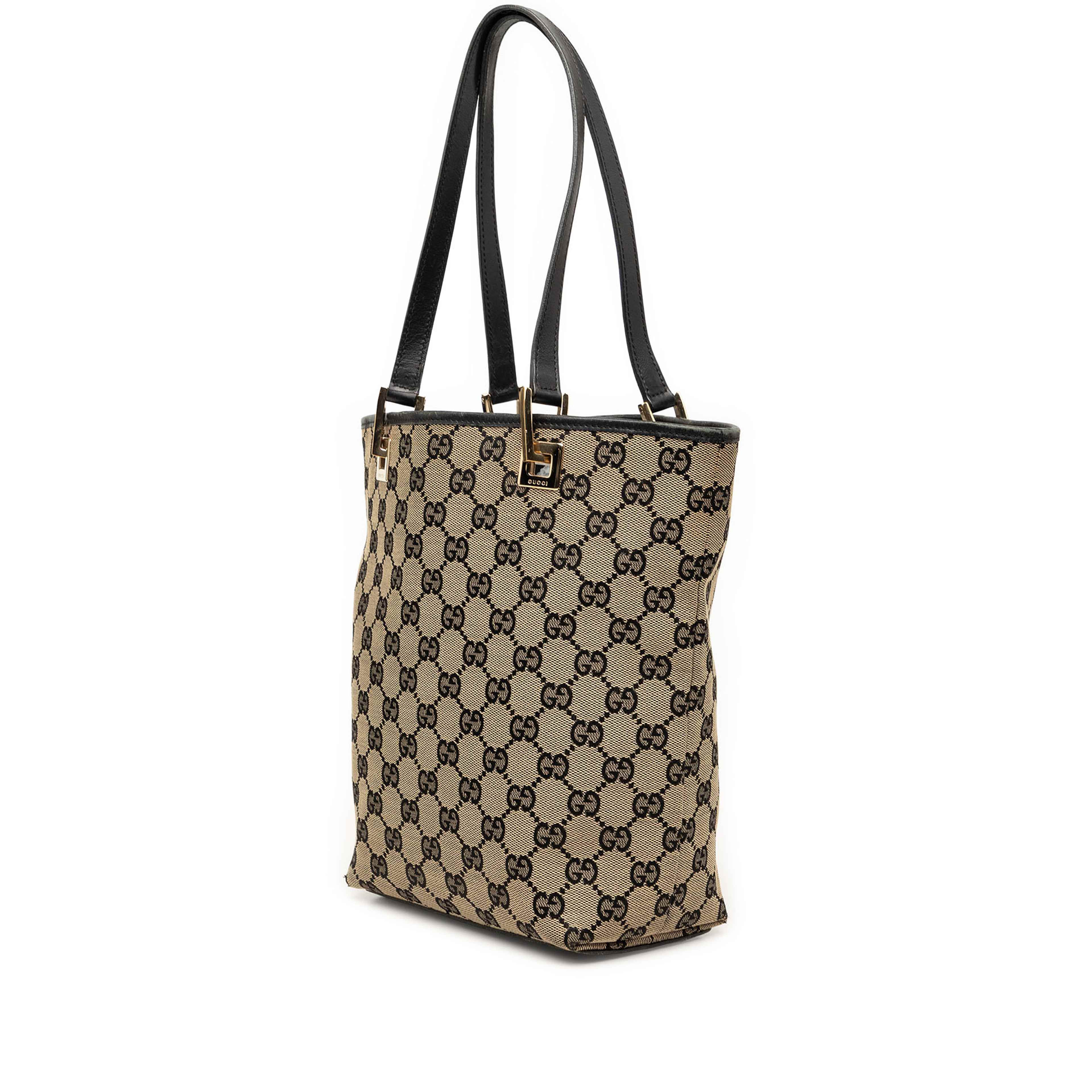 Gucci Gg Canvas Tote, från Luxclusif, i färgen beige. Klicka för att öppna bilden i stort format