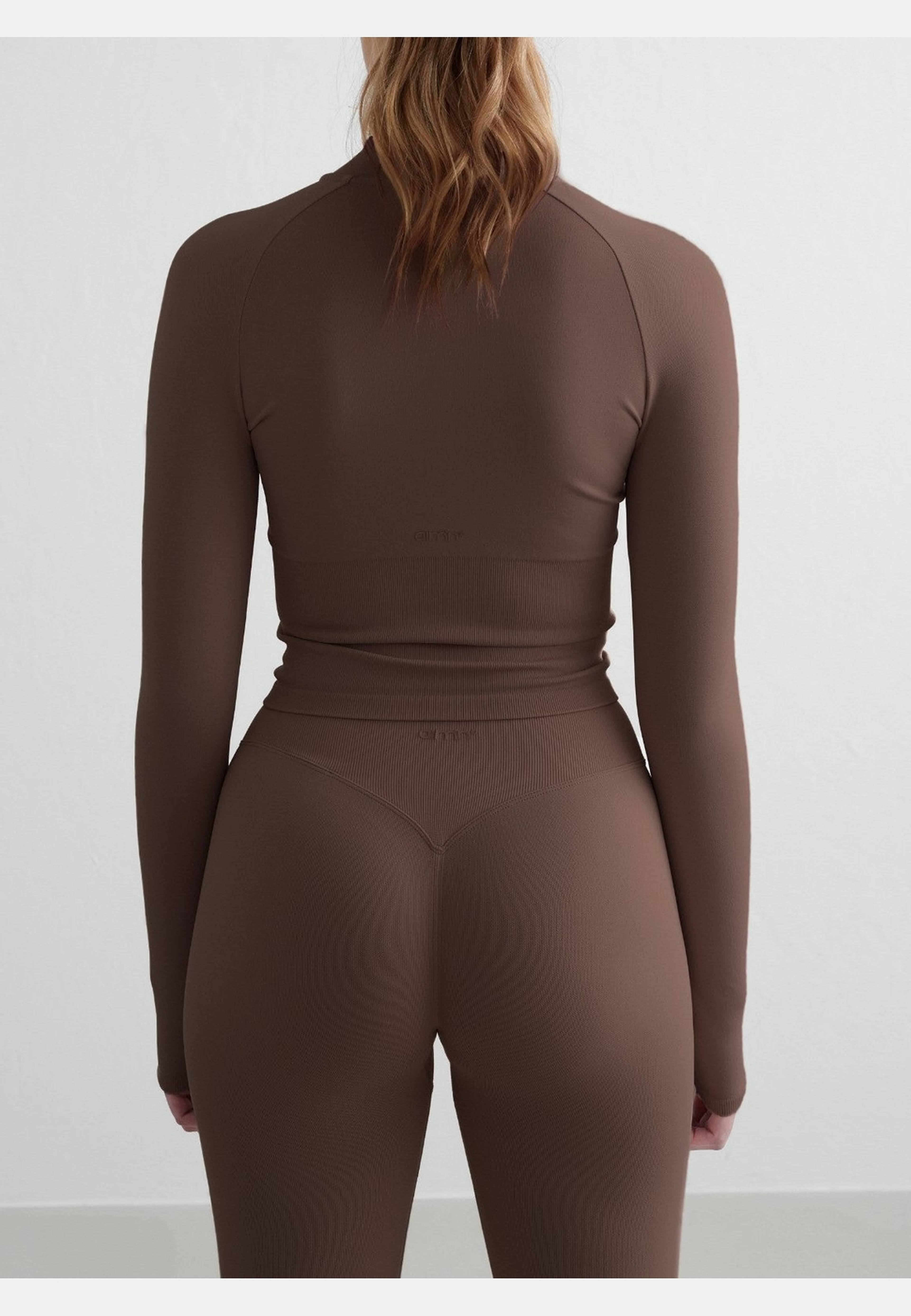 Macchiato Shape Seamless Zip Jacket