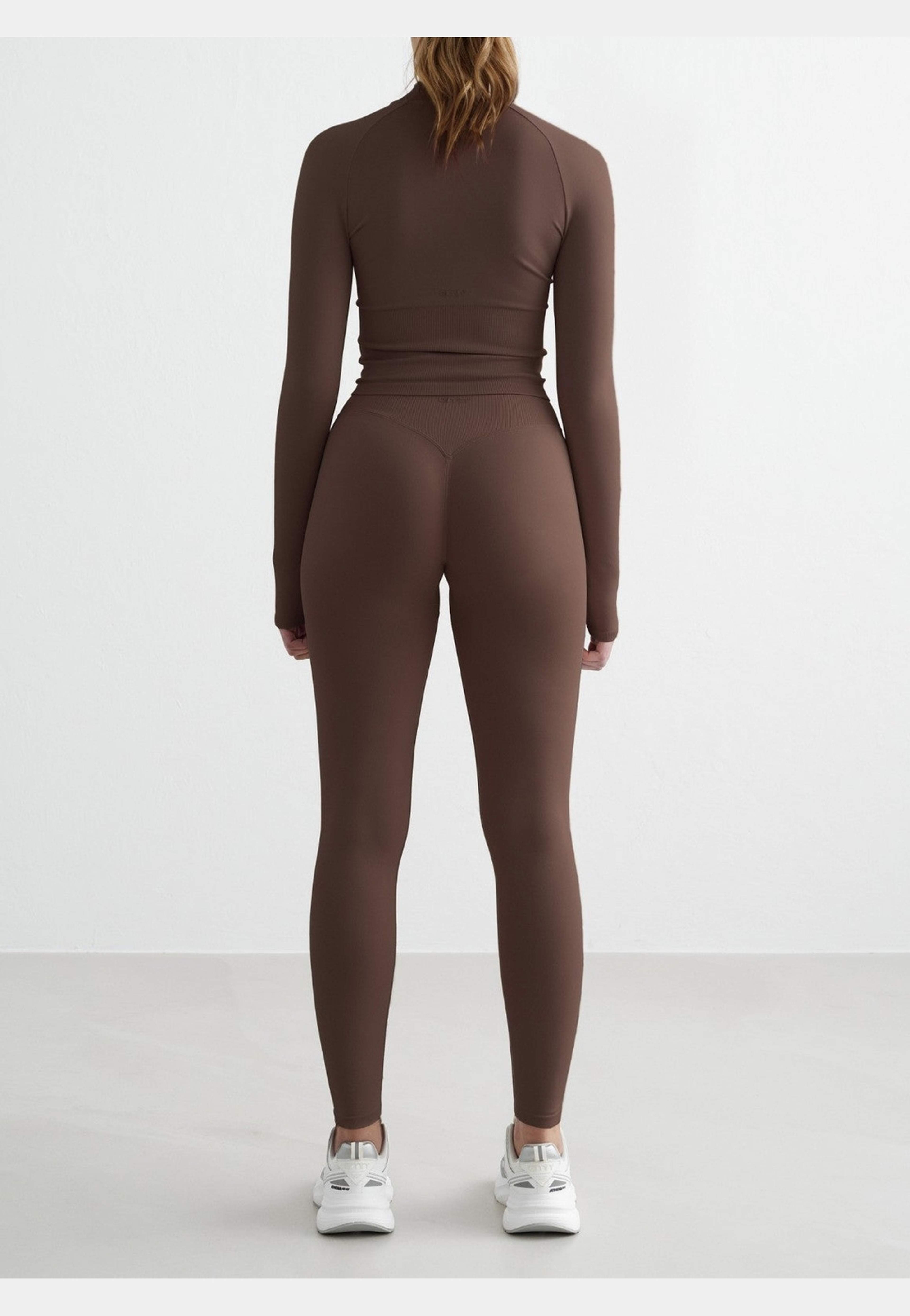 Macchiato Shape Seamless Zip Jacket