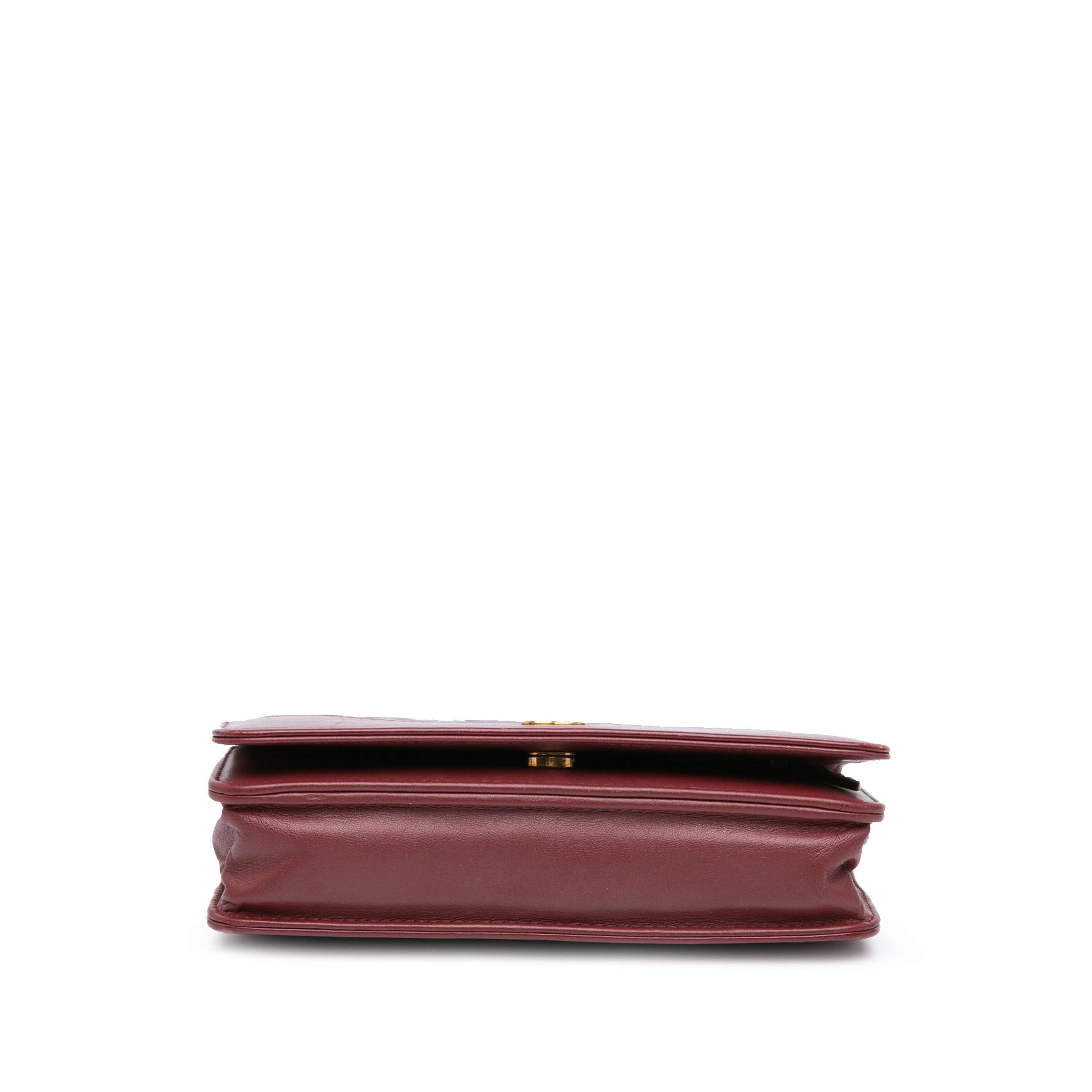 Chanel Quilted Aged Calfskin Gabrielle Wallet On Chain