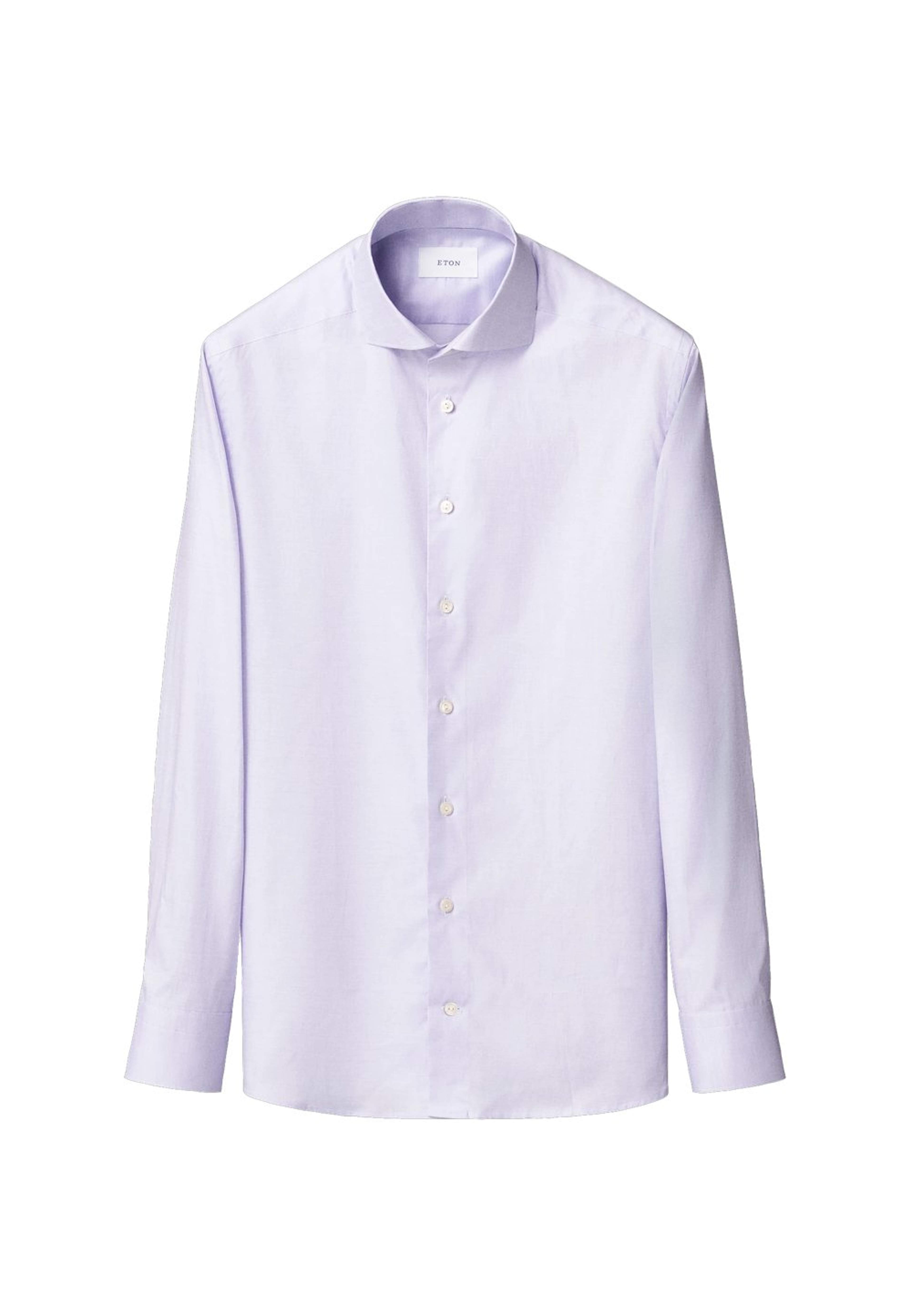 Enfärgad Signature Oxford-skjorta Contemporary Fit, från Eton, i färgen light purple. Klicka för att öppna bilden i stort format