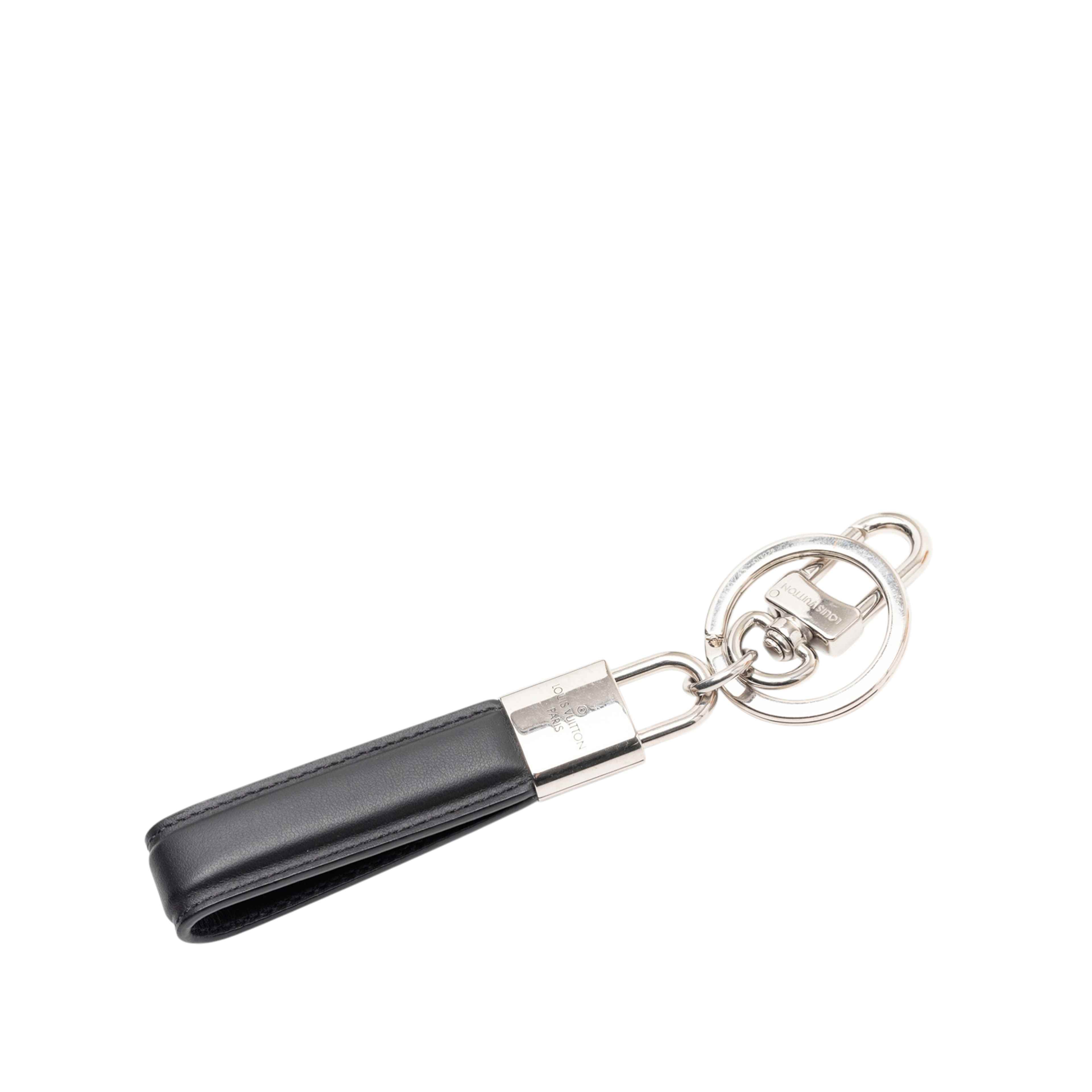 Louis Vuitton Leather Dragonne Lv Padlock Bag Charm And Key Holder, från Luxclusif, i färgen svart. Klicka för att öppna bilden i stort format