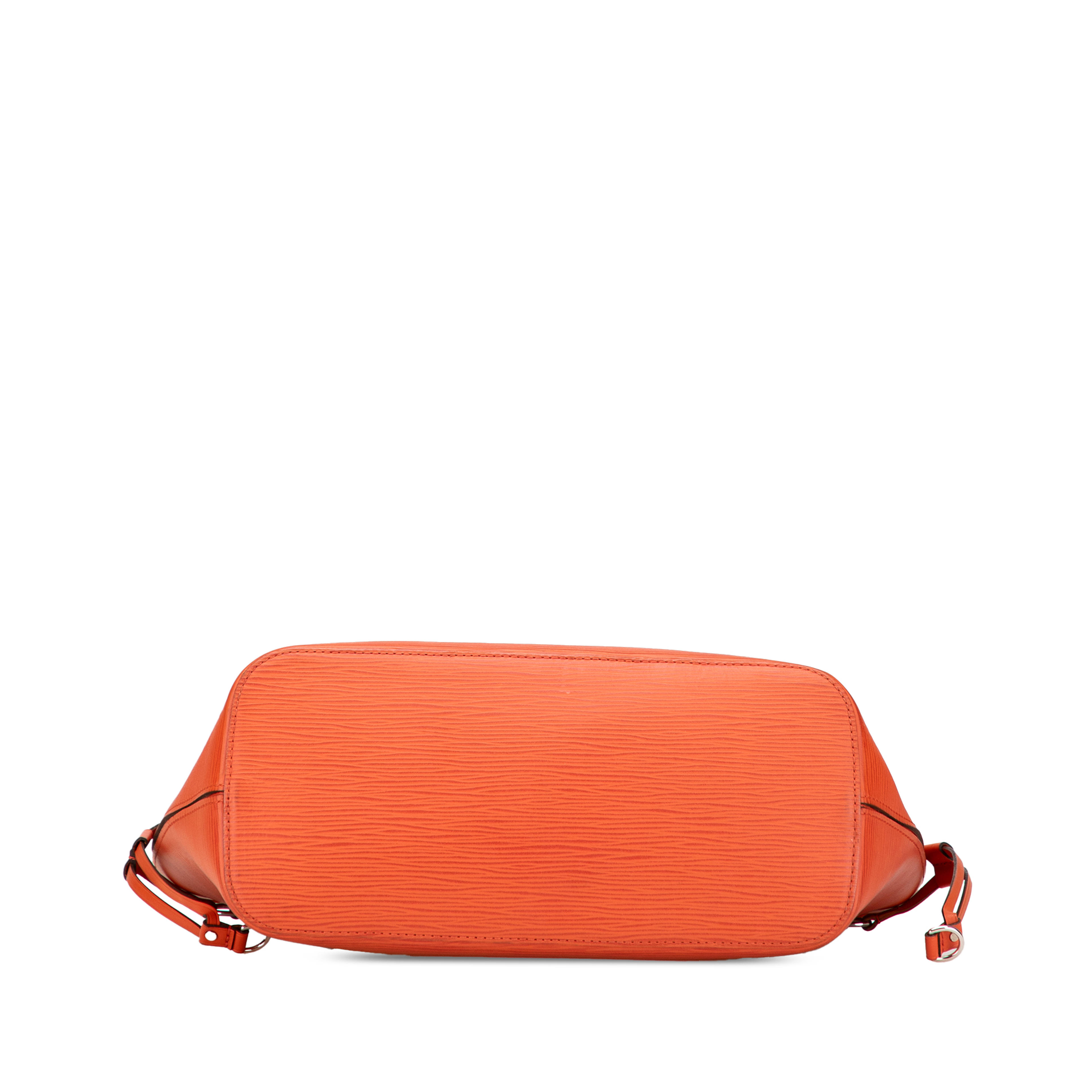 Louis Vuitton Epi Neverfull Pm, från Luxclusif, i färgen orange. Klicka för att öppna bilden i stort format