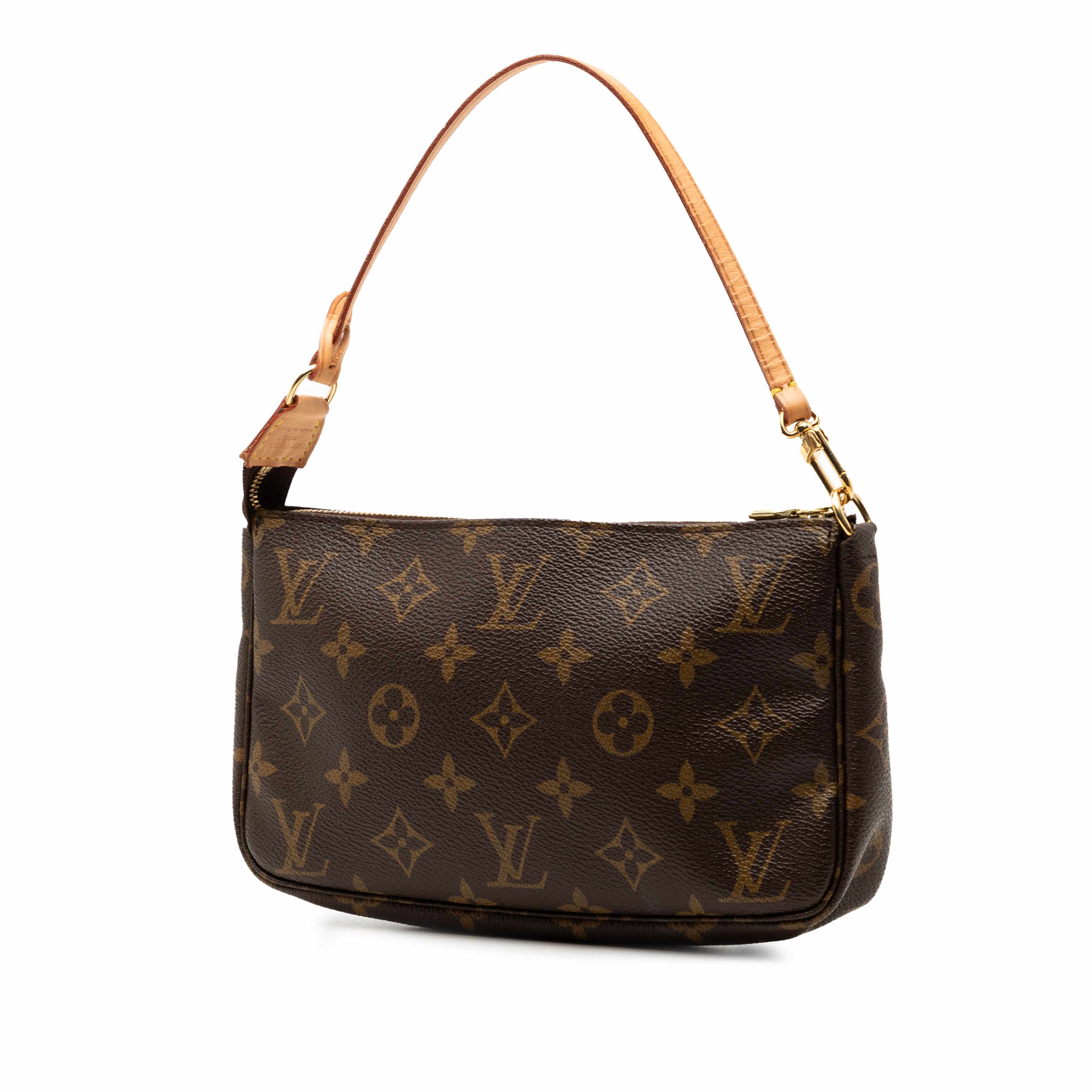 Louis Vuitton Monogram Pochette Accessoires, från Luxclusif, i färgen brown. Klicka för att öppna bilden i stort format
