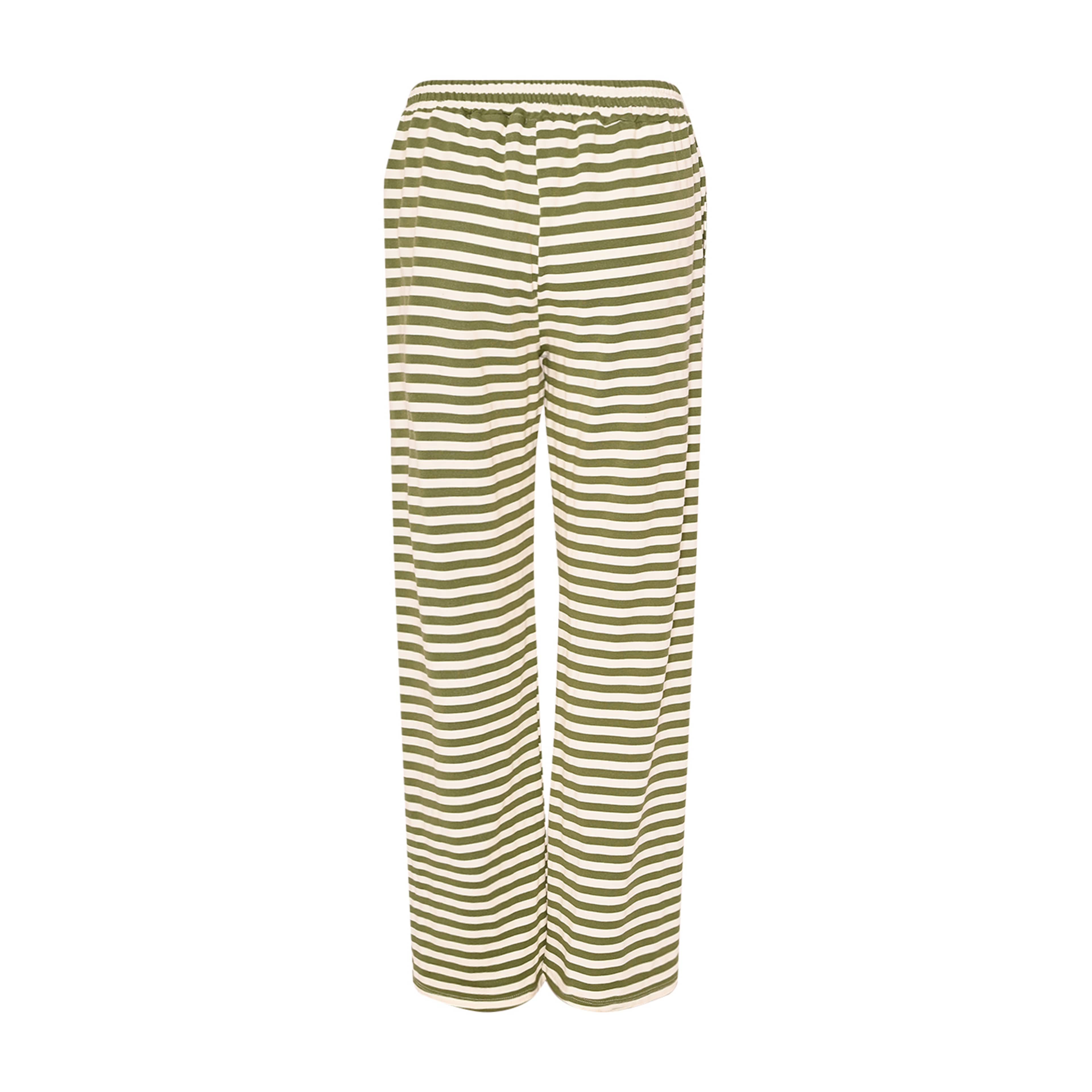 Ibi, Pants - Dark Army/white Stripes