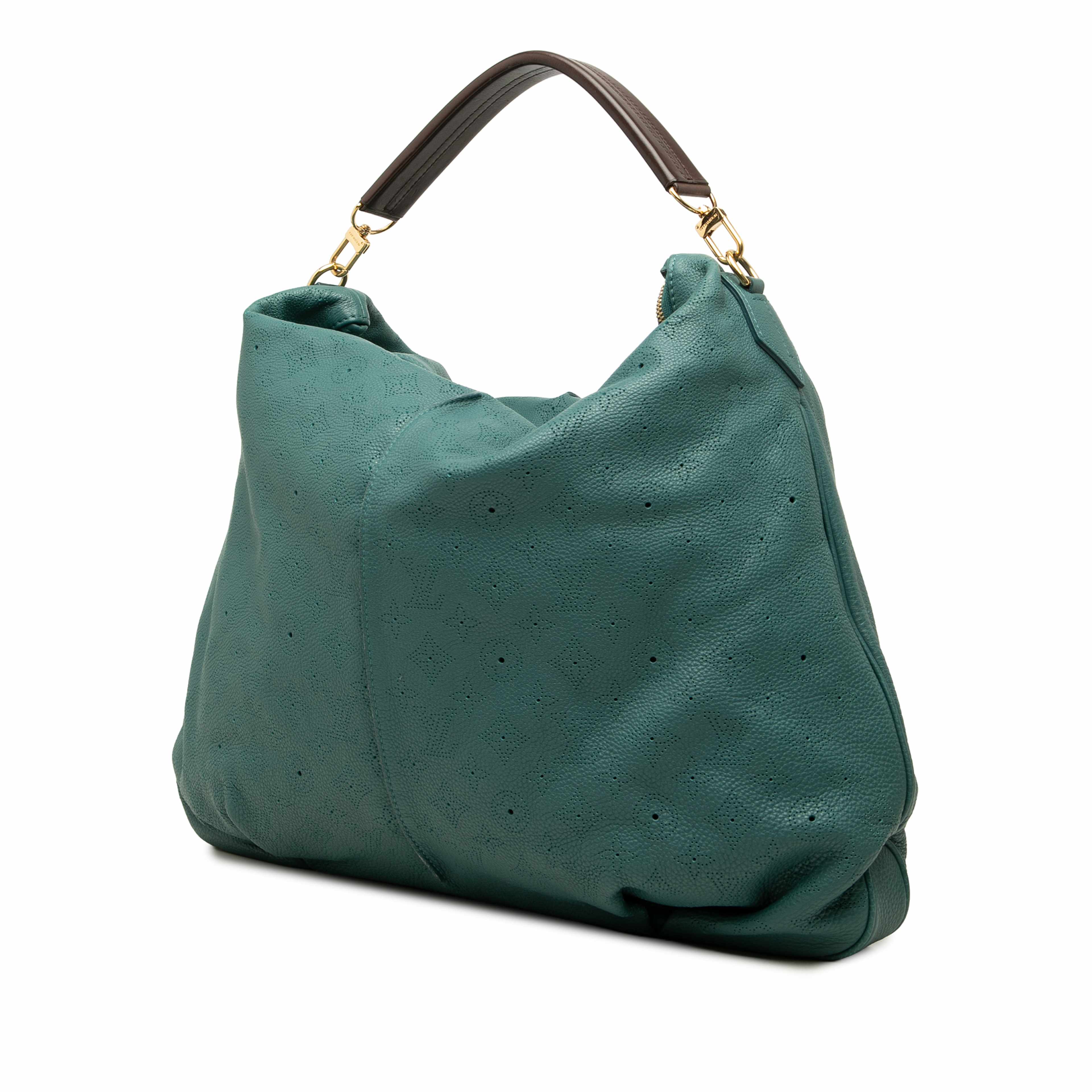 Louis Vuitton Monogram Mahina Selene Mm, från Luxclusif, i färgen blå. Klicka för att öppna bilden i stort format