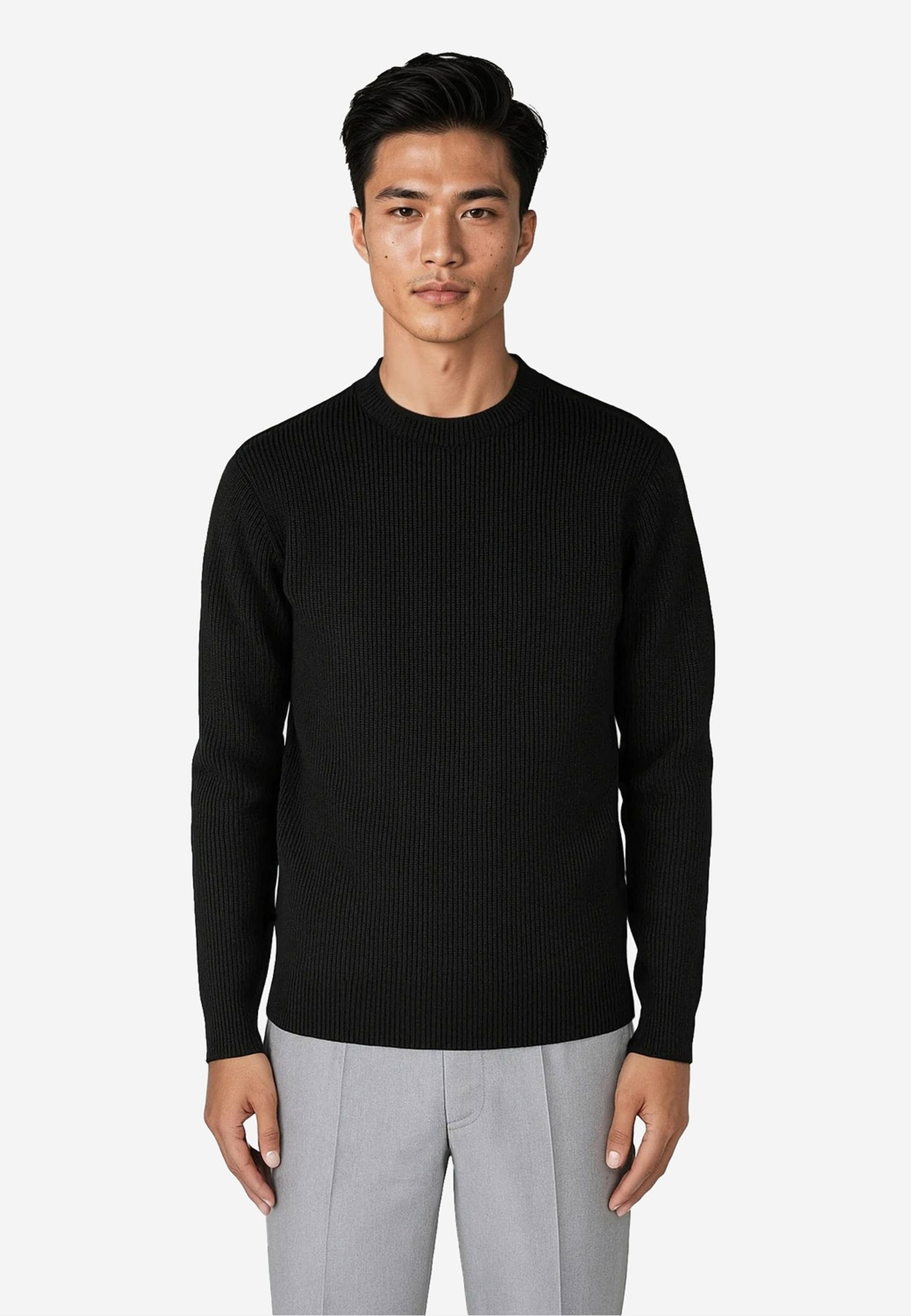 Eddie Knitted Sweater, från Ciszere, i färgen black. Klicka för att öppna bilden i stort format