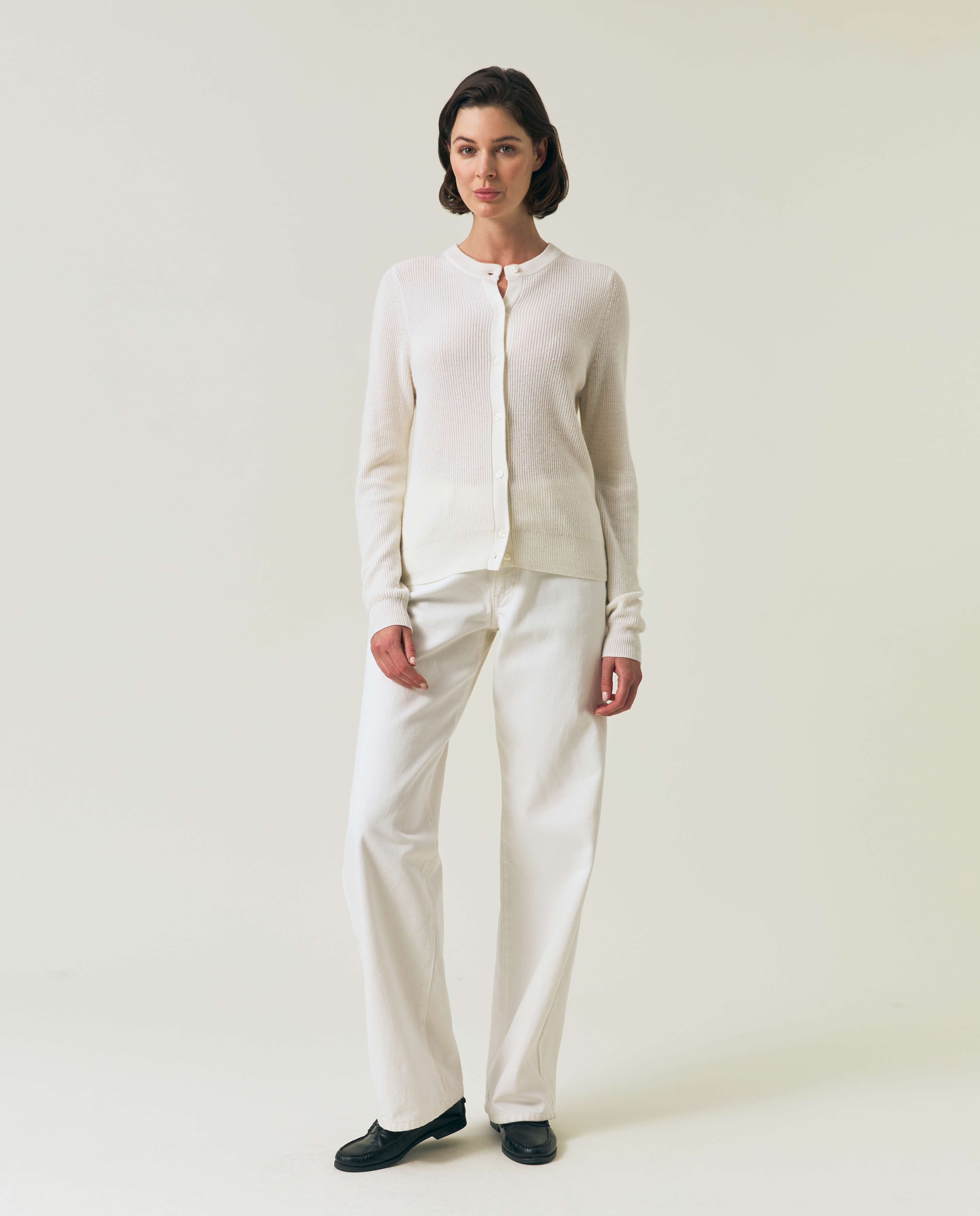 Cashmere Blend Knitted Cardigan