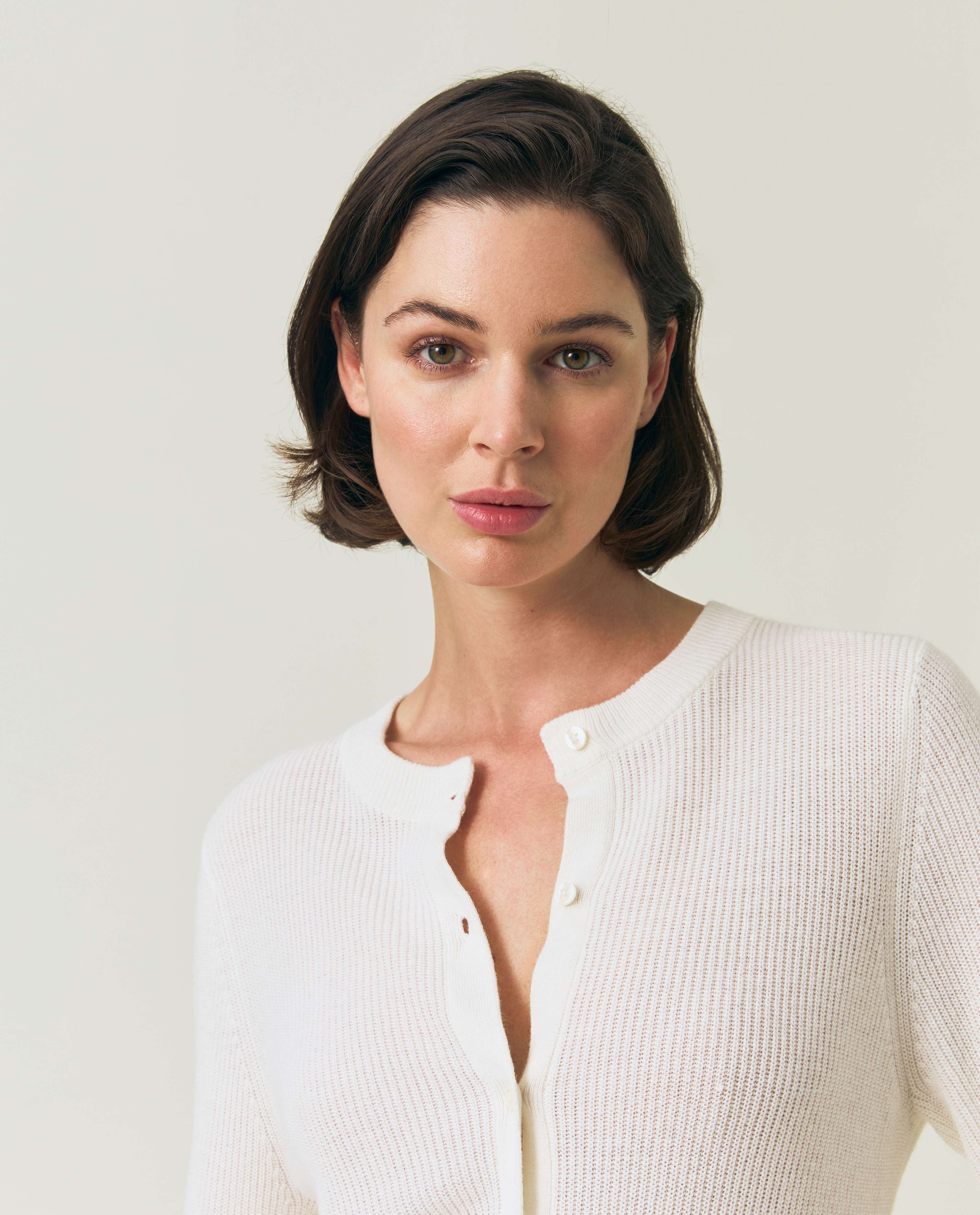 Cashmere Blend Knitted Cardigan