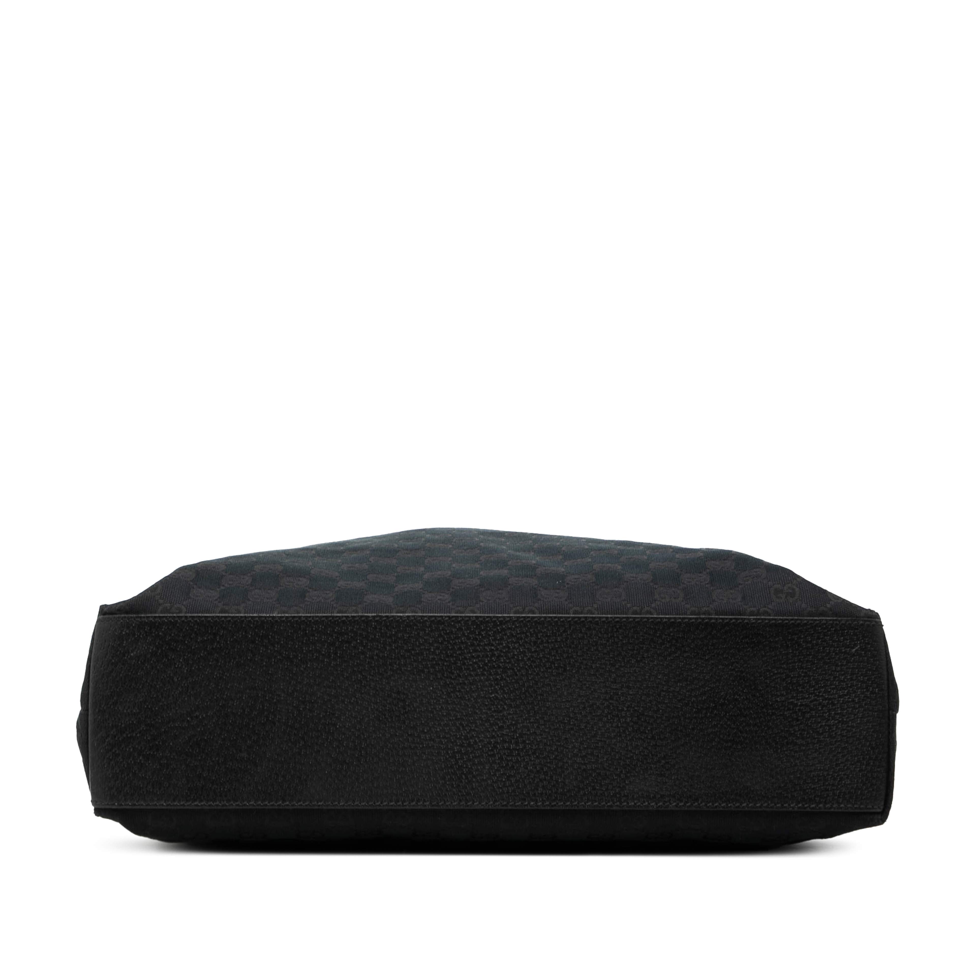 Gucci Gg Canvas Web Tote, från Luxclusif, i färgen black. Klicka för att öppna bilden i stort format