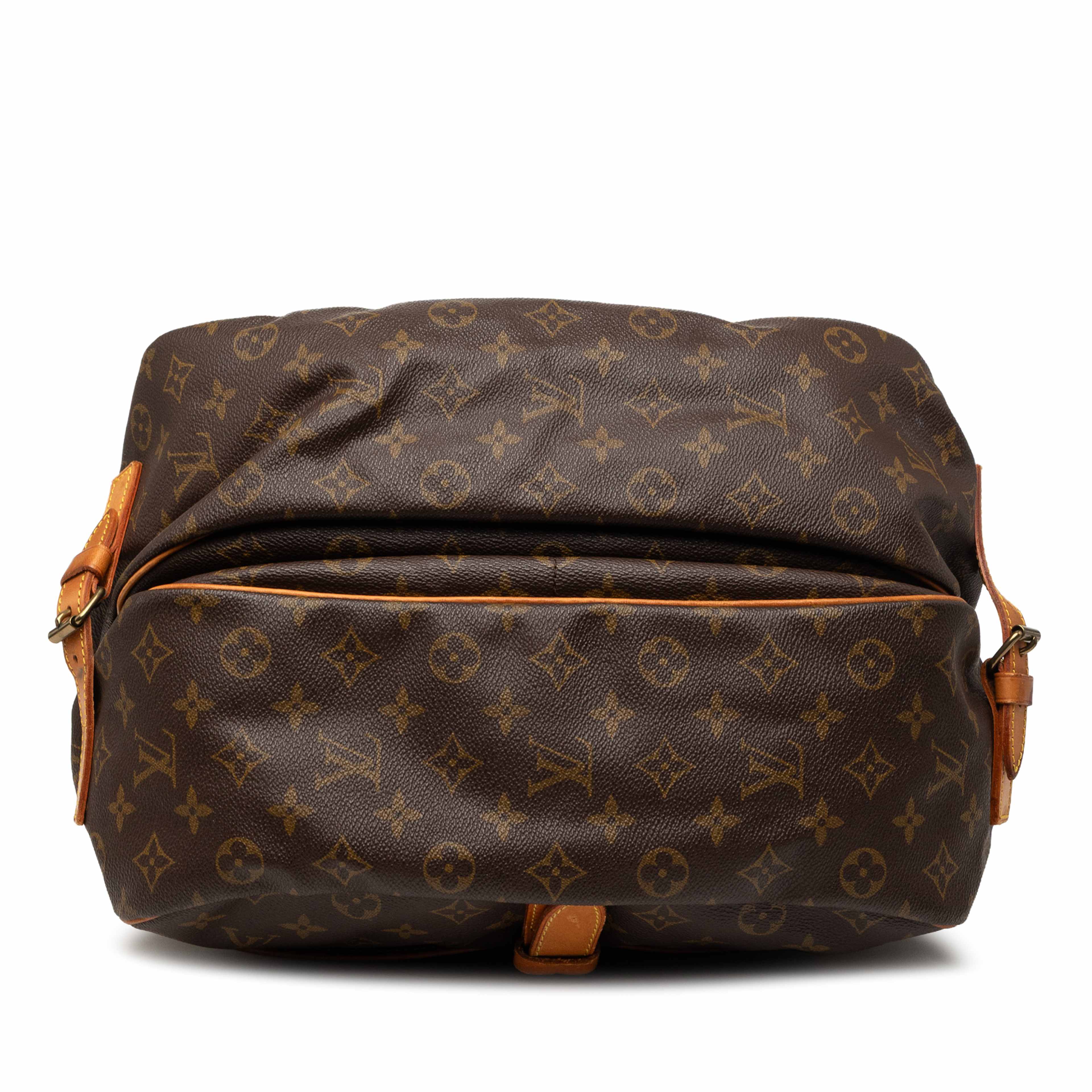 Louis Vuitton Monogram Saumur 35, från Luxclusif, i färgen brown. Klicka för att öppna bilden i stort format