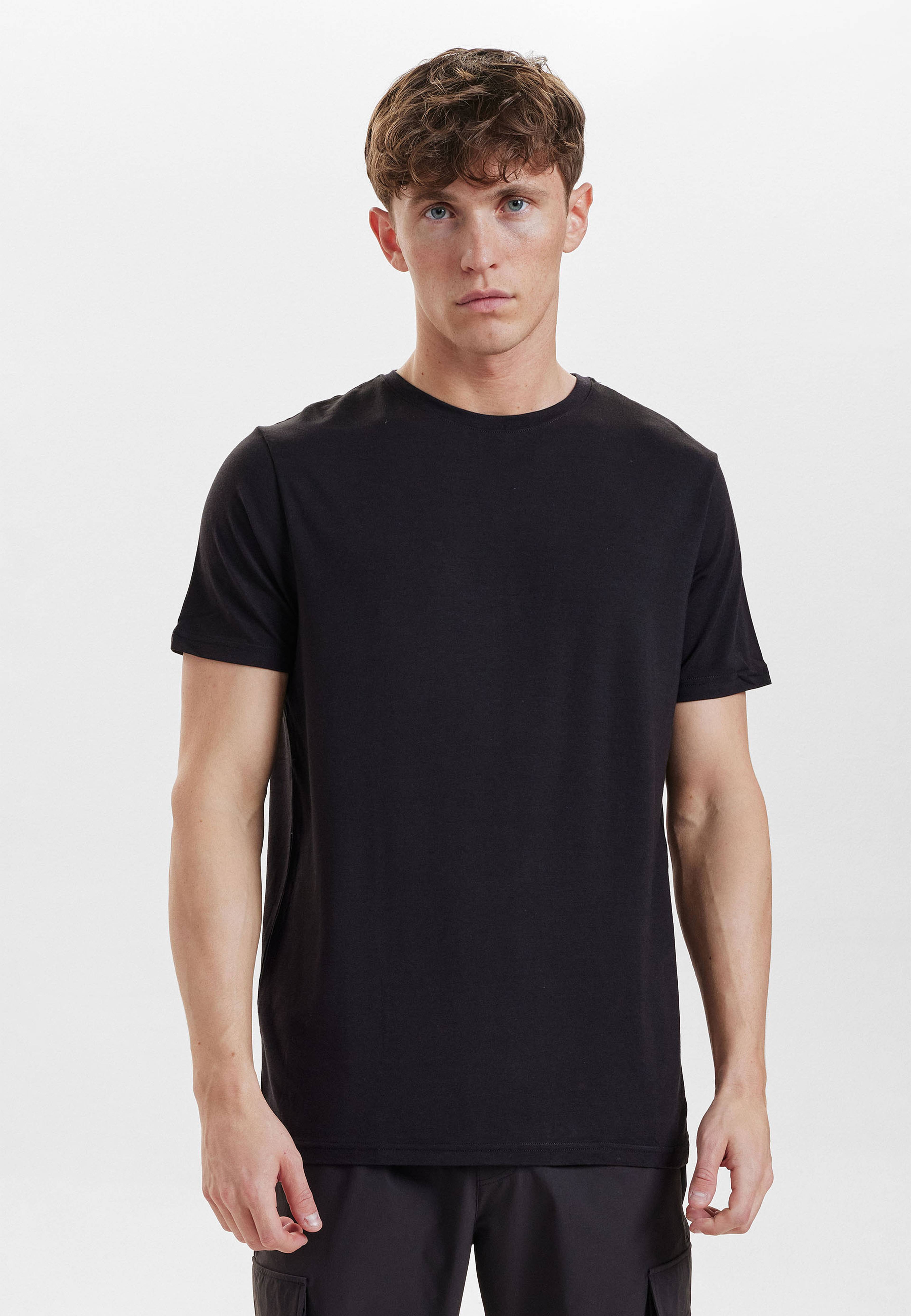 3-pack Bambu, T-shirt O-neck, Navy
