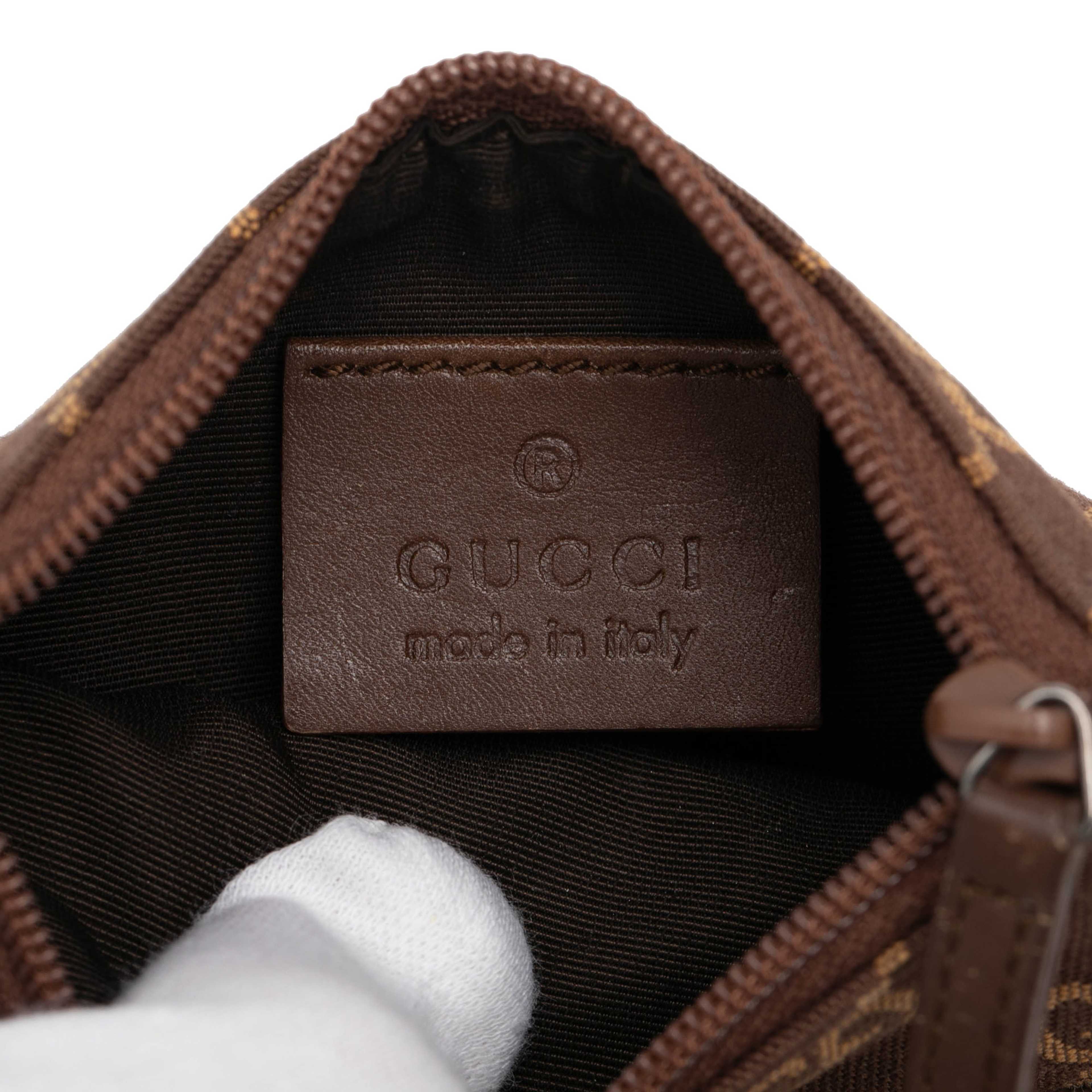 Gucci Gg Canvas Compact Wallet, från Luxclusif, i färgen brown. Klicka för att öppna bilden i stort format