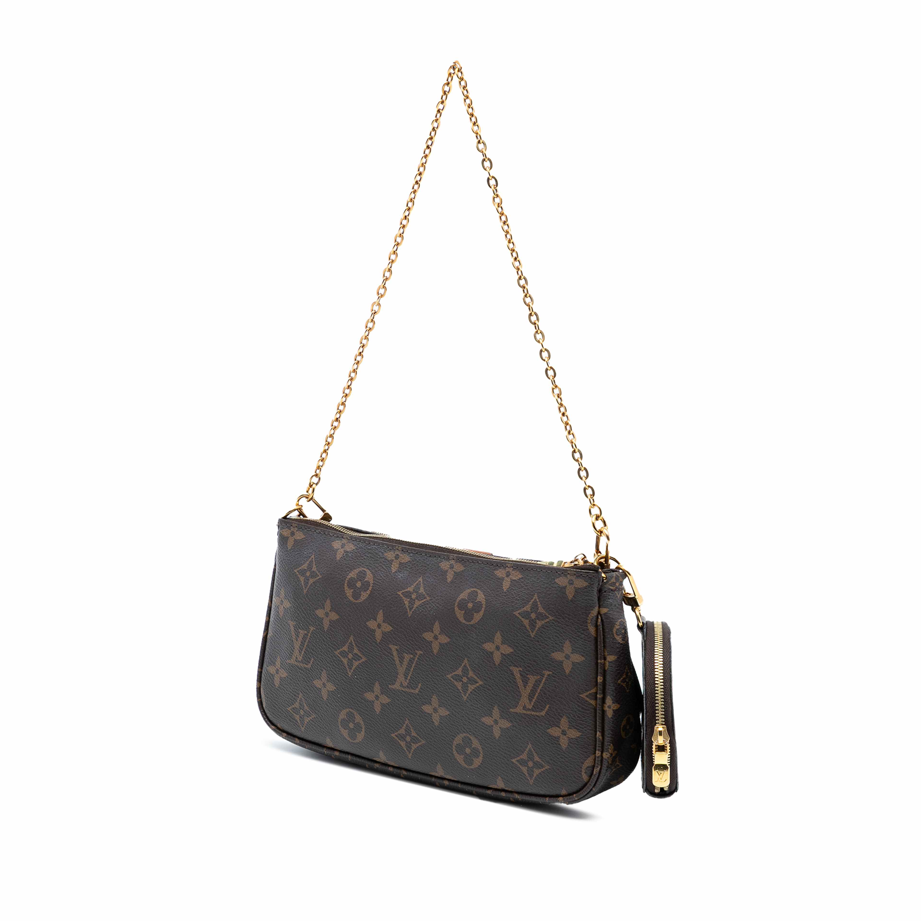 Louis Vuitton Monogram Multi Pochette Accessoires, från Luxclusif, i färgen brown. Klicka för att öppna bilden i stort format
