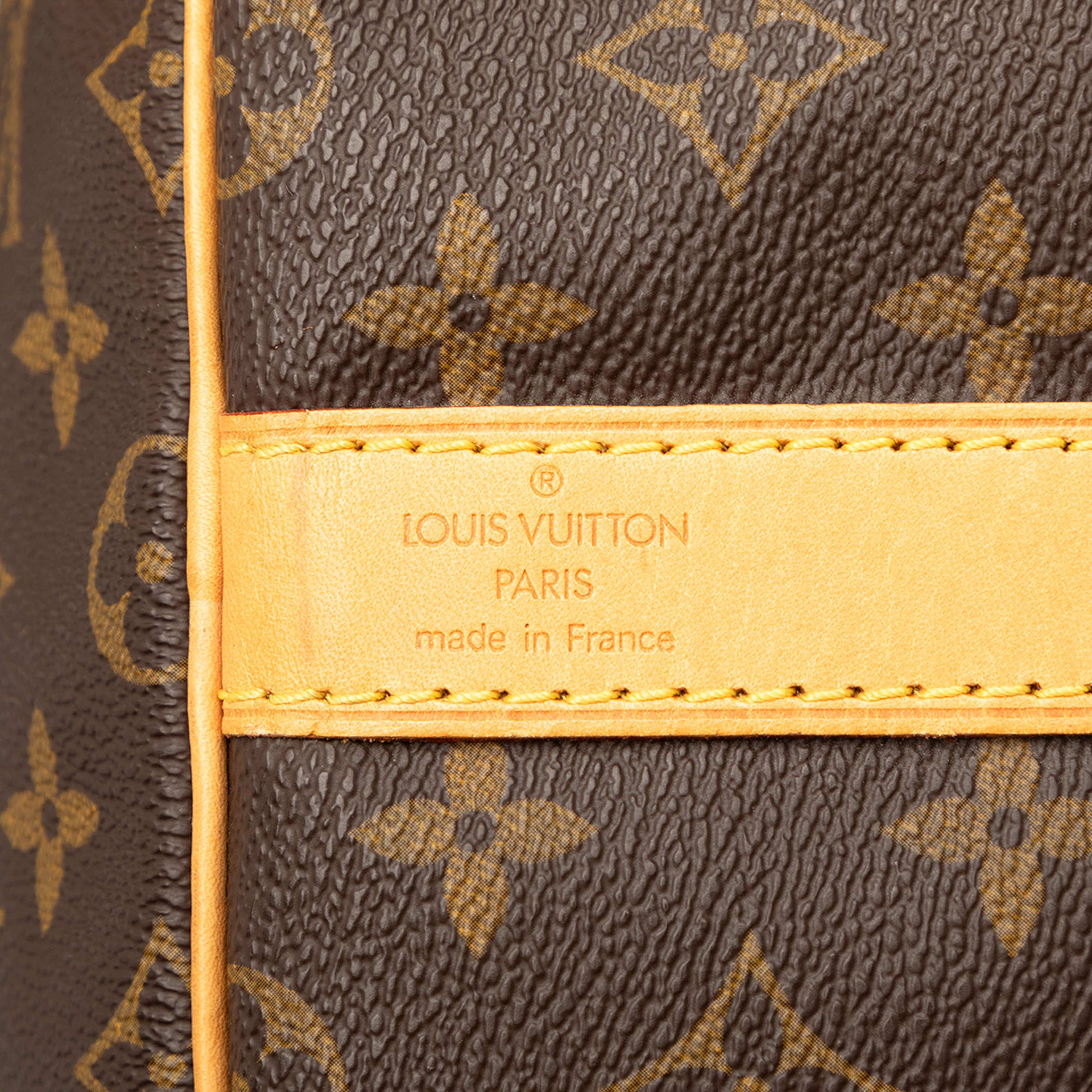 Louis Vuitton Monogram Keepall Bandouliere 55, från Luxclusif, i färgen brown. Klicka för att öppna bilden i stort format