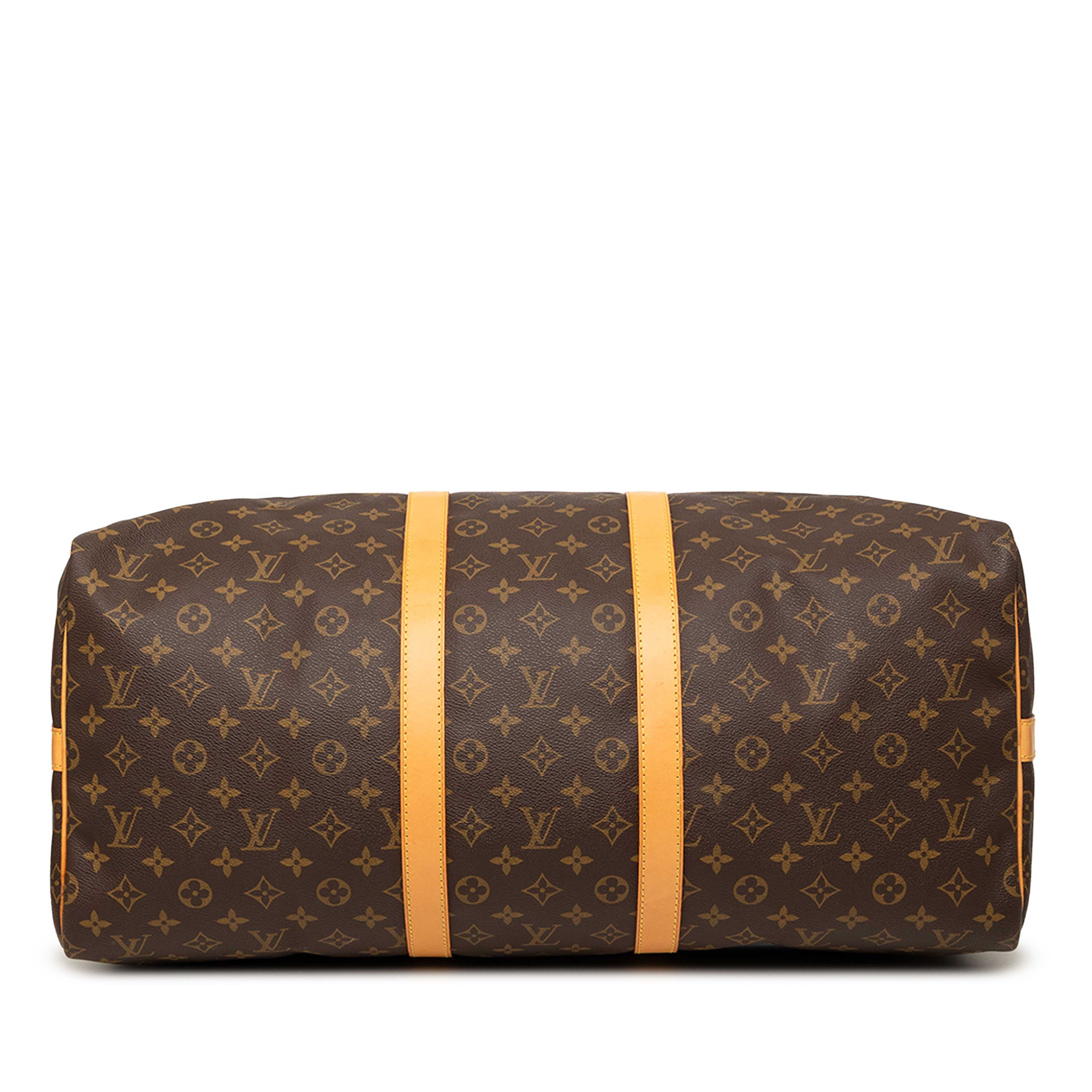 Louis Vuitton Monogram Keepall Bandouliere 55, från Luxclusif, i färgen brown. Klicka för att öppna bilden i stort format