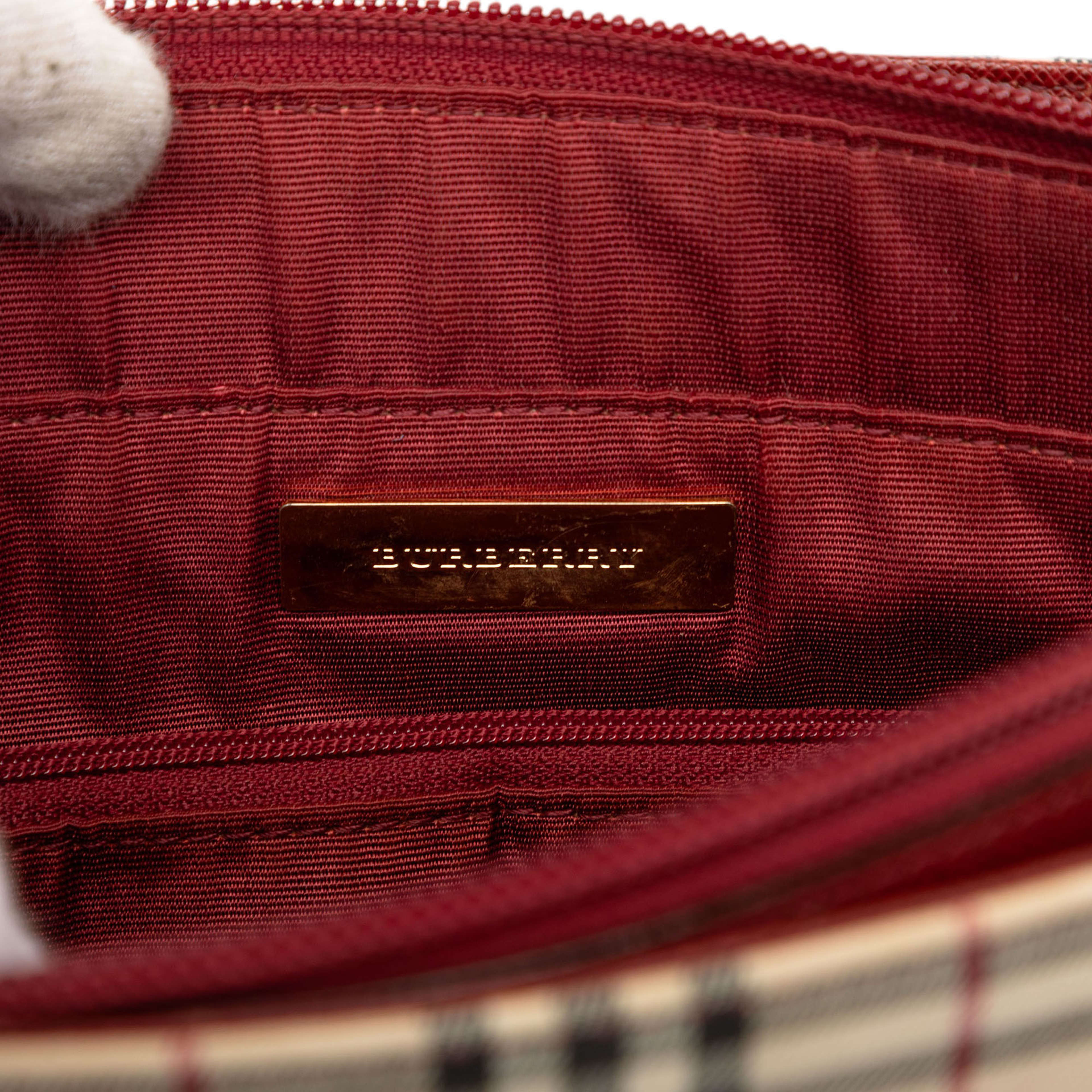 Burberry House Check Canvas Tote, från Luxclusif, i färgen beige. Klicka för att öppna bilden i stort format