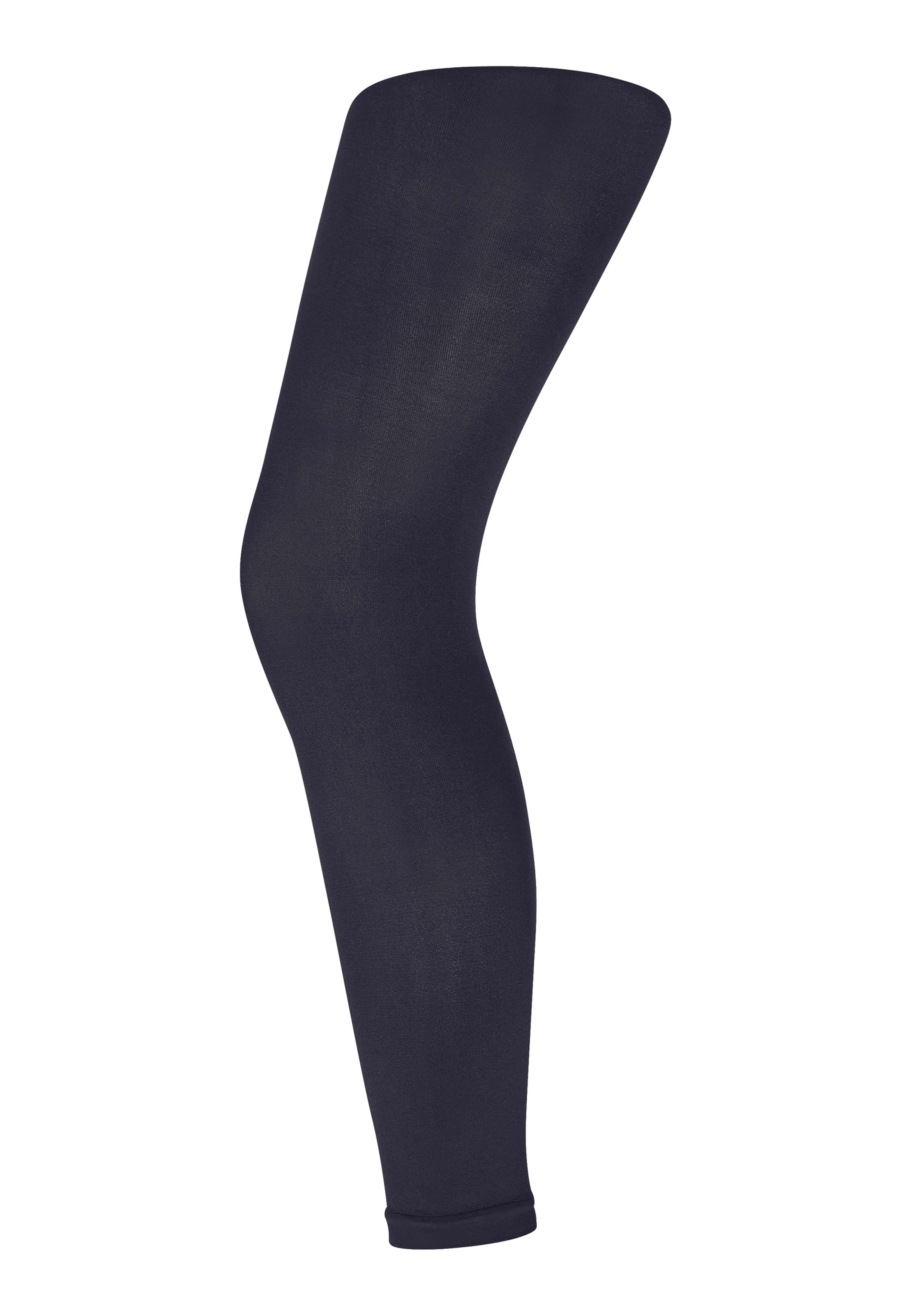 3/4 Leggings | Mikrofiber | 4-pack | 60 Denier | Svart