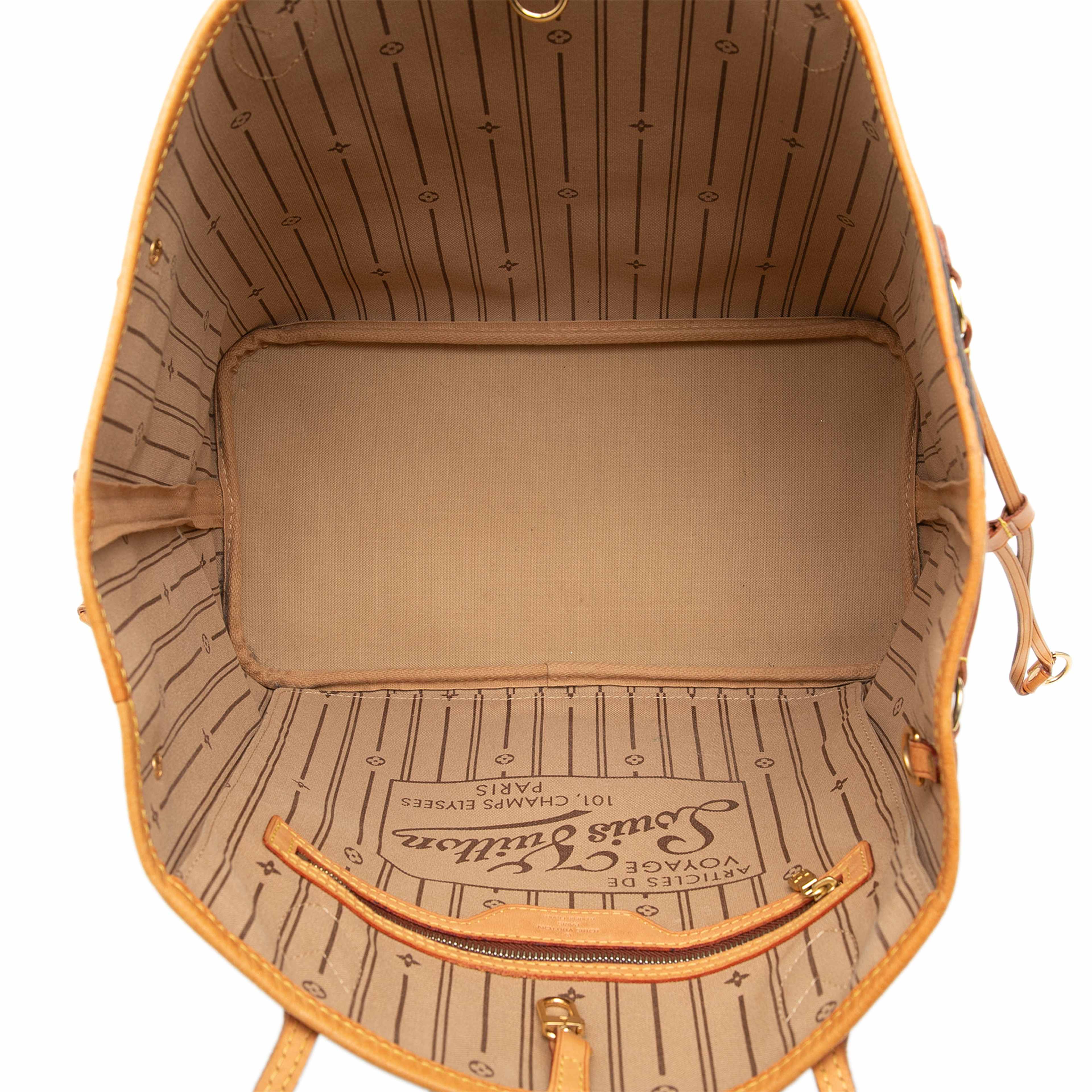 Louis Vuitton Monogram Neverfull Mm, från Luxclusif, i färgen brun. Klicka för att öppna bilden i stort format
