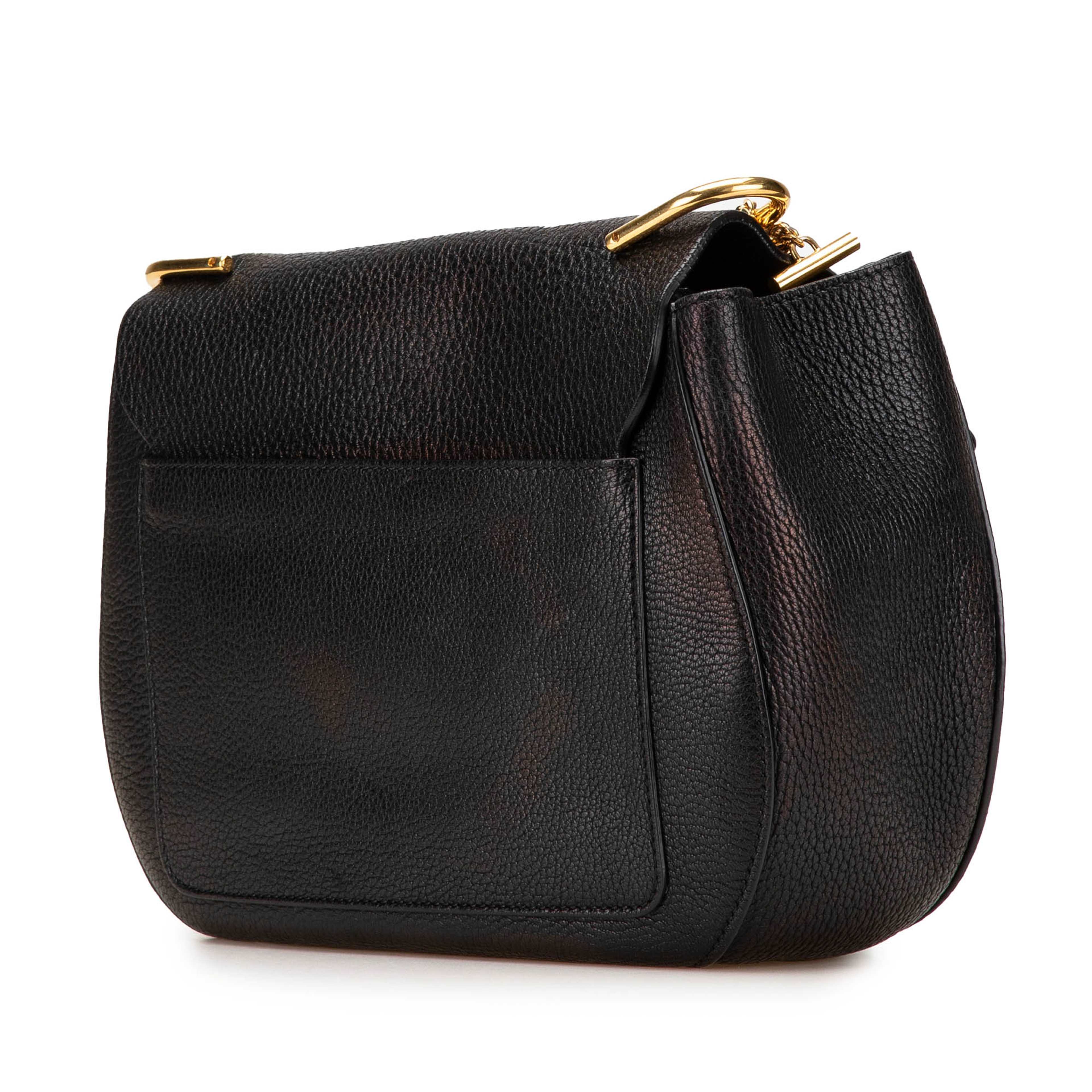 Chloé Large Grained Lambskin Drew Crossbody
