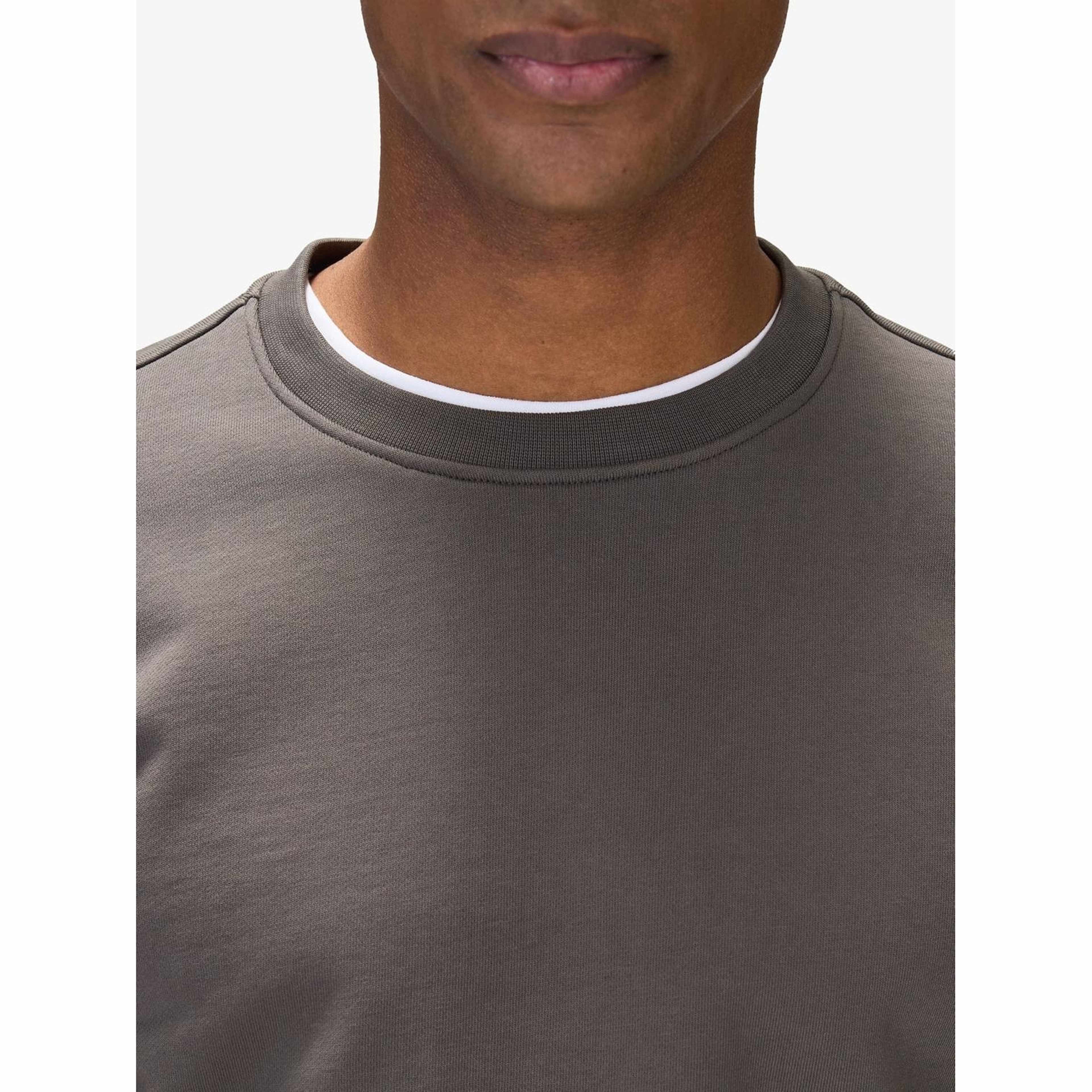 Cotton L/s Crew Neck Sweatshirt