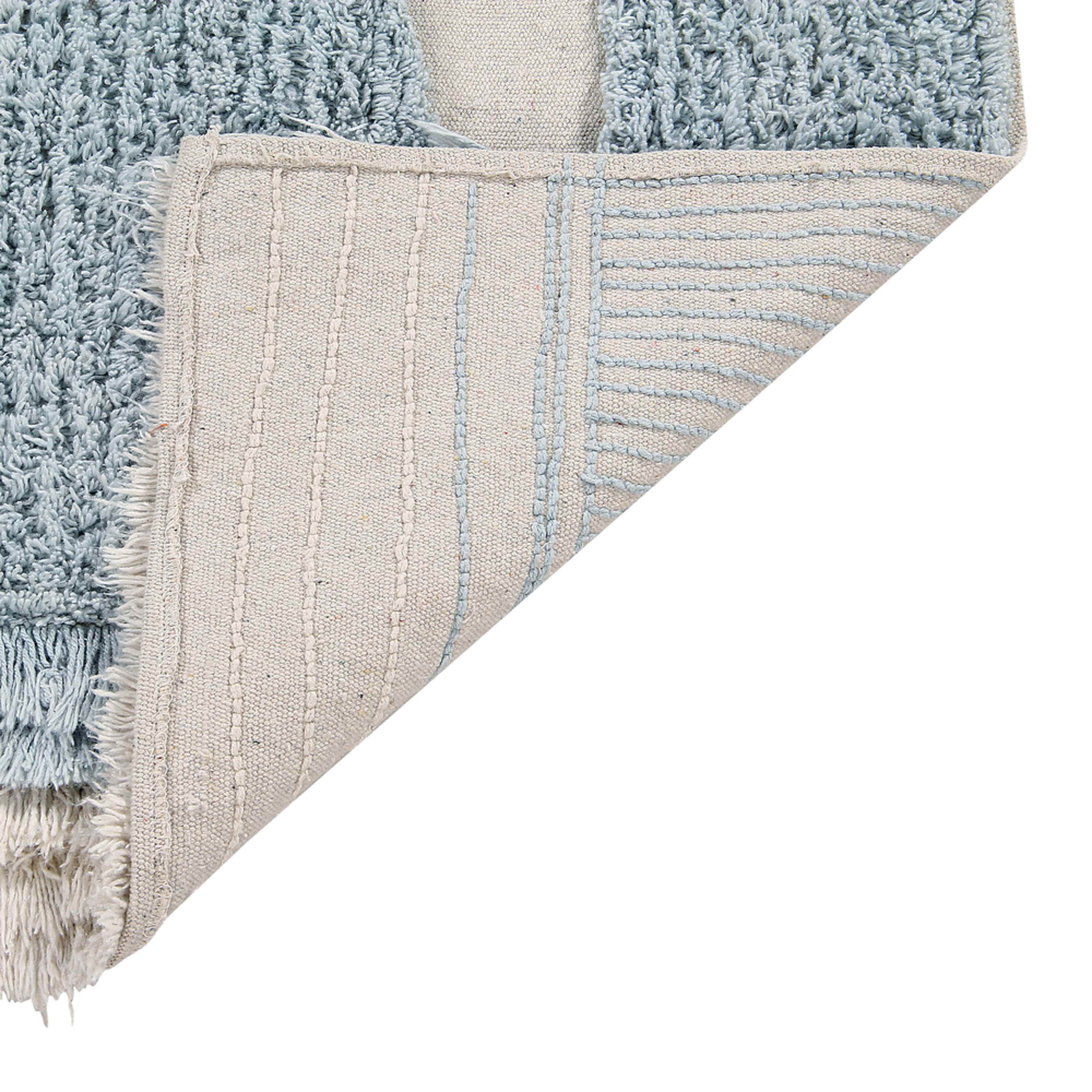 Tvättbar Matta Ocean Shore, från LORENA CANALS, i färgen aqua blue. Klicka för att öppna bilden i stort format