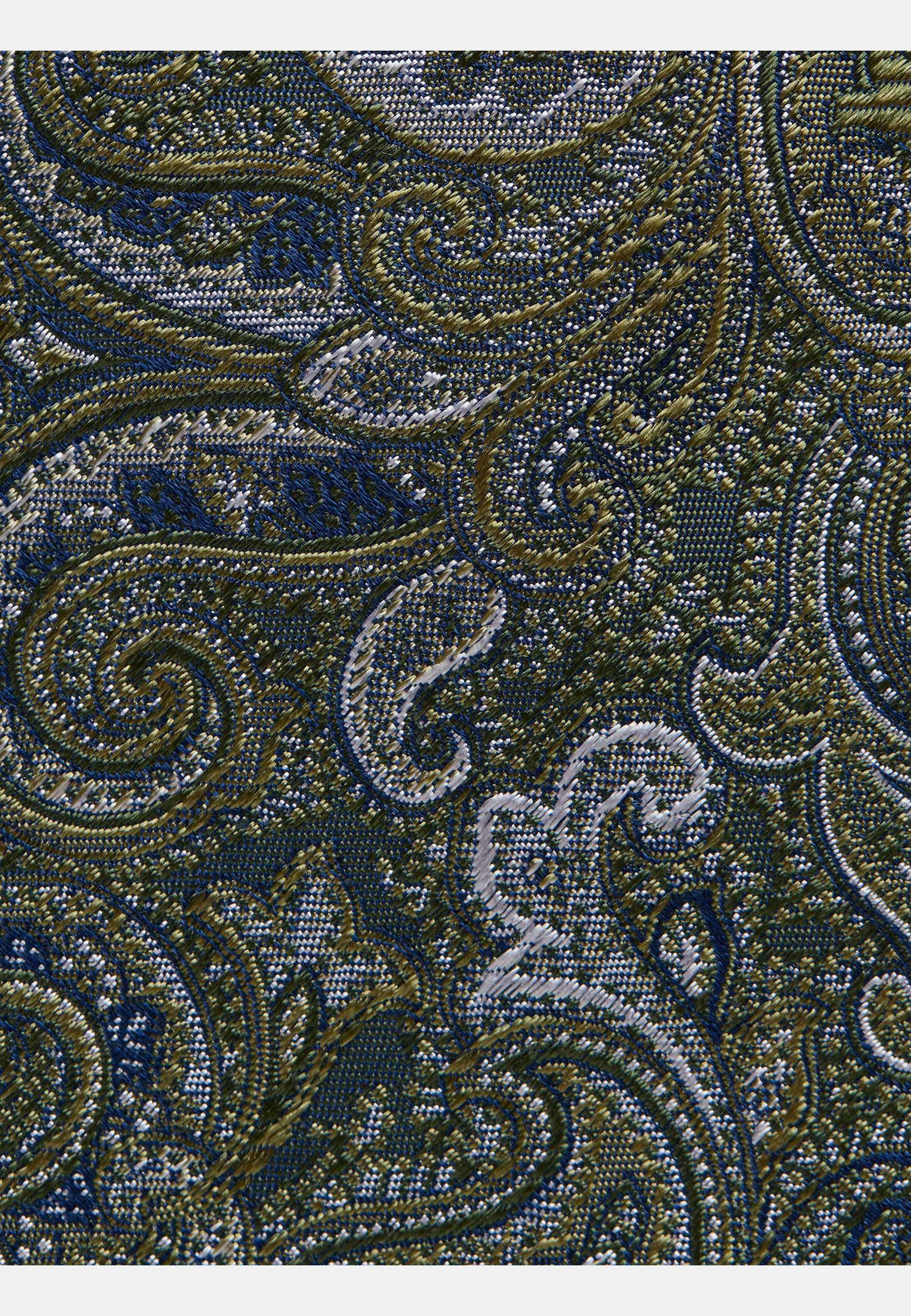 Silk Woven Paisley Tie, från John Henric, i färgen green. Klicka för att öppna bilden i stort format