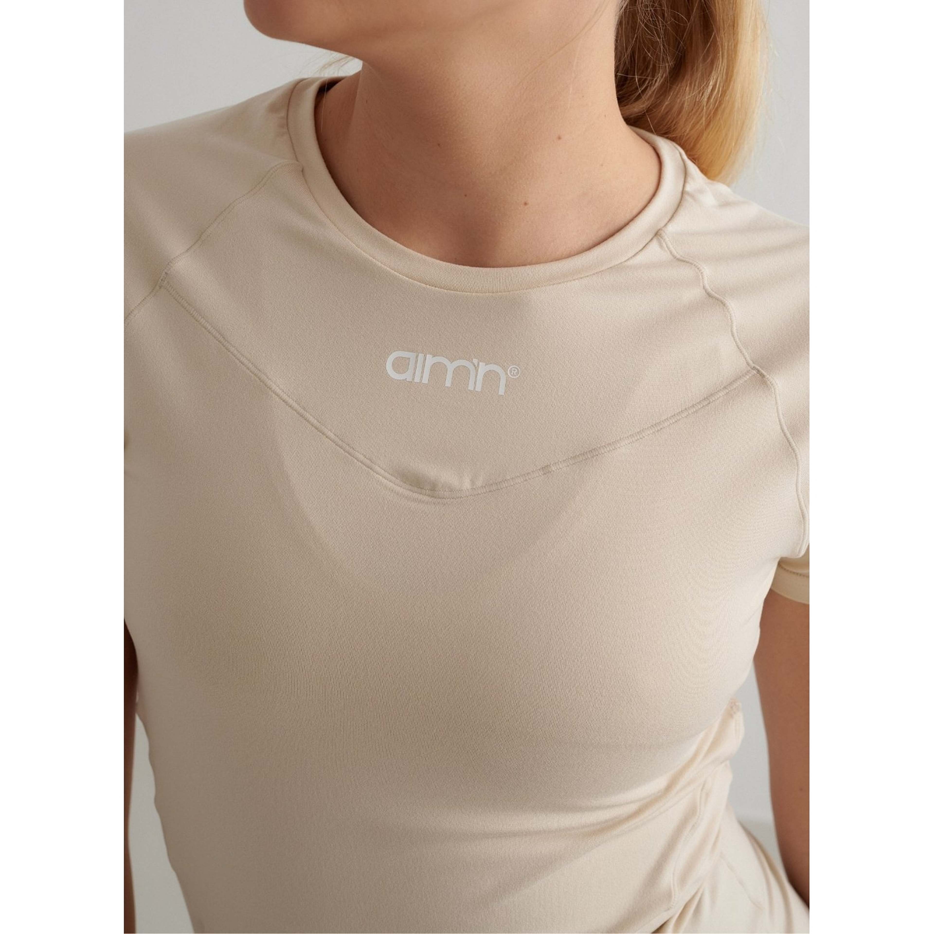 Café Au Lait Soft Basic Short Sleeve