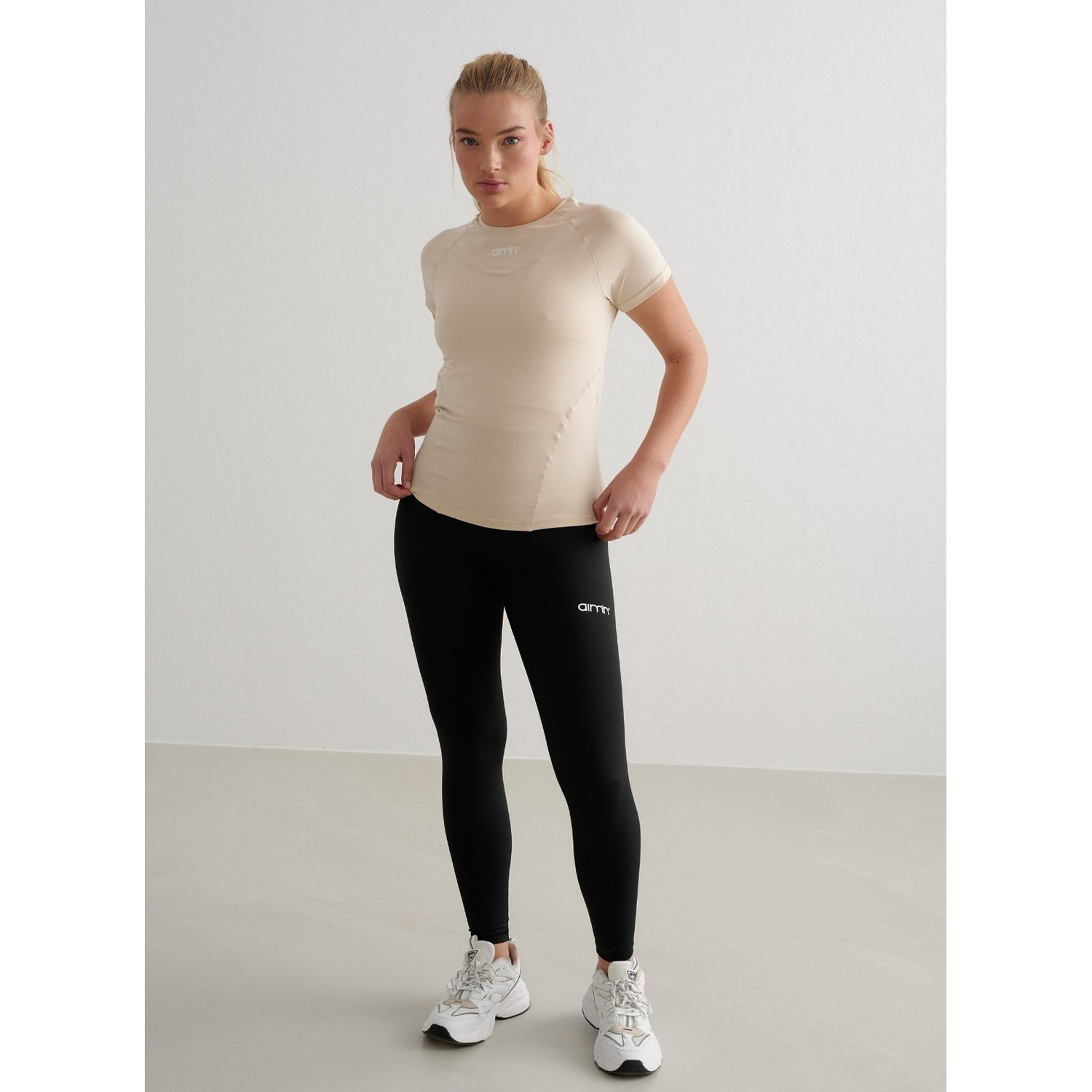 Café Au Lait Soft Basic Short Sleeve