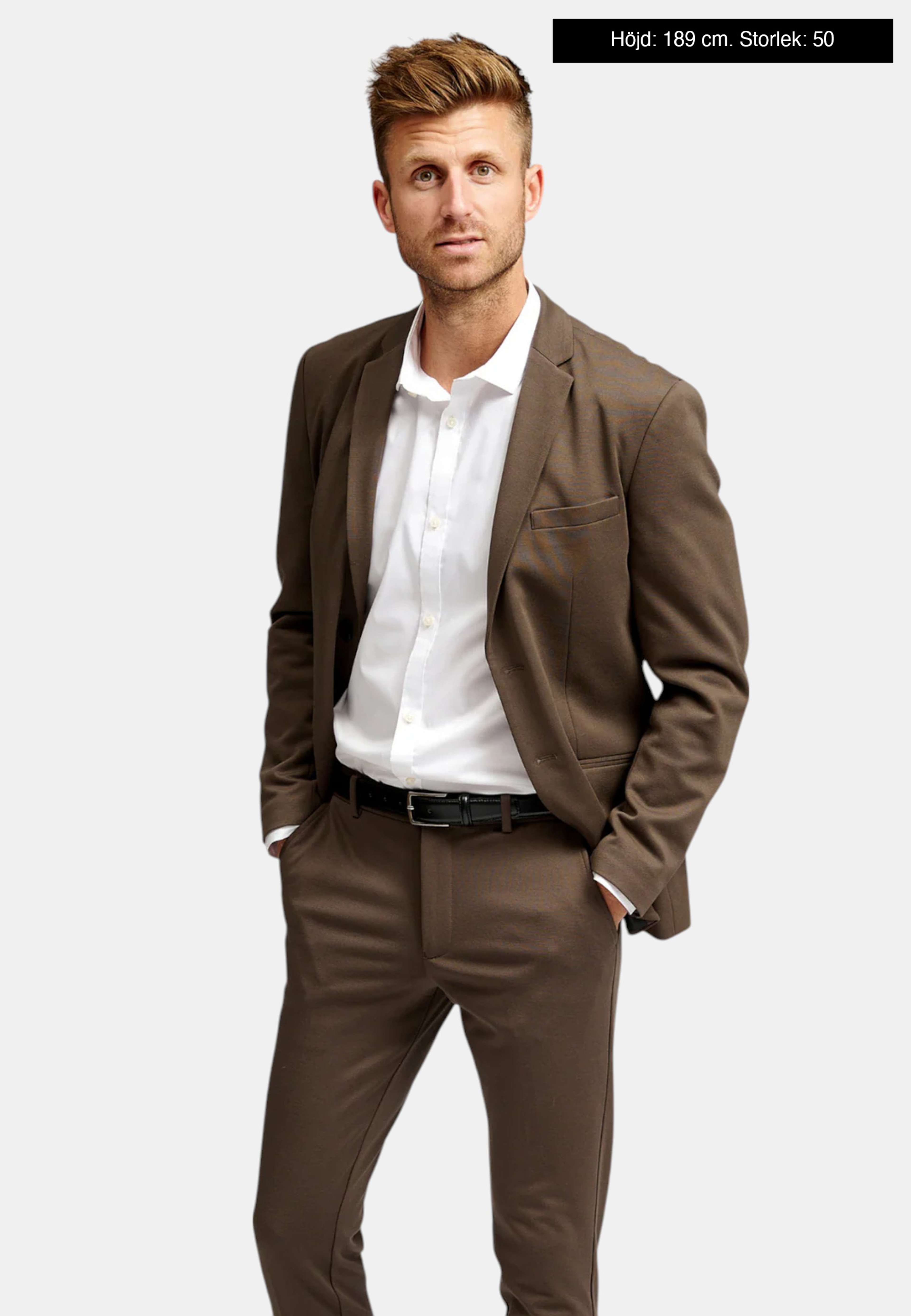 The Original Performance Blazer, från TeeShoppen, i färgen mørkebrun. Klicka för att öppna bilden i stort format