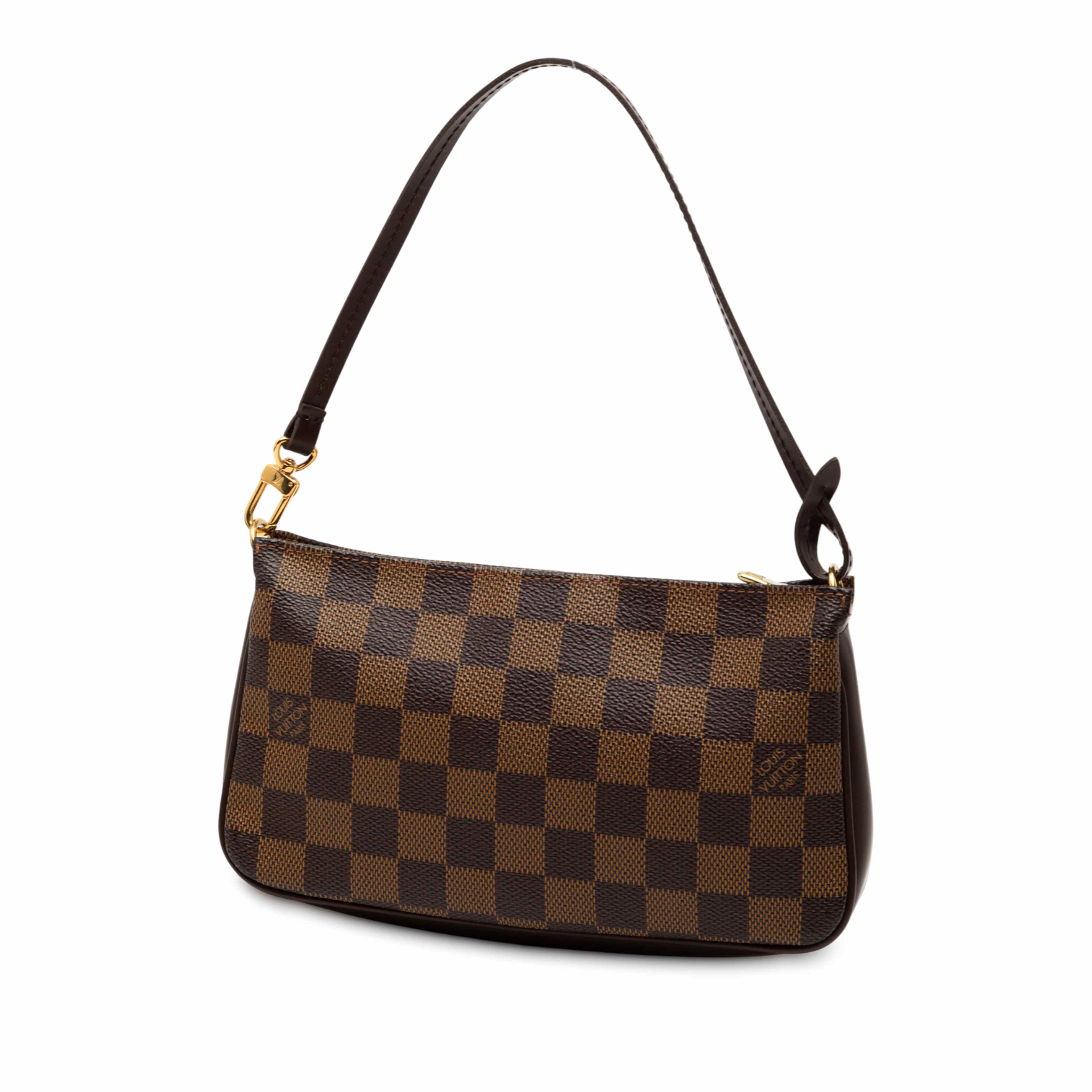 Louis Vuitton Damier Ebene Navona, från Luxclusif, i färgen brun. Klicka för att öppna bilden i stort format