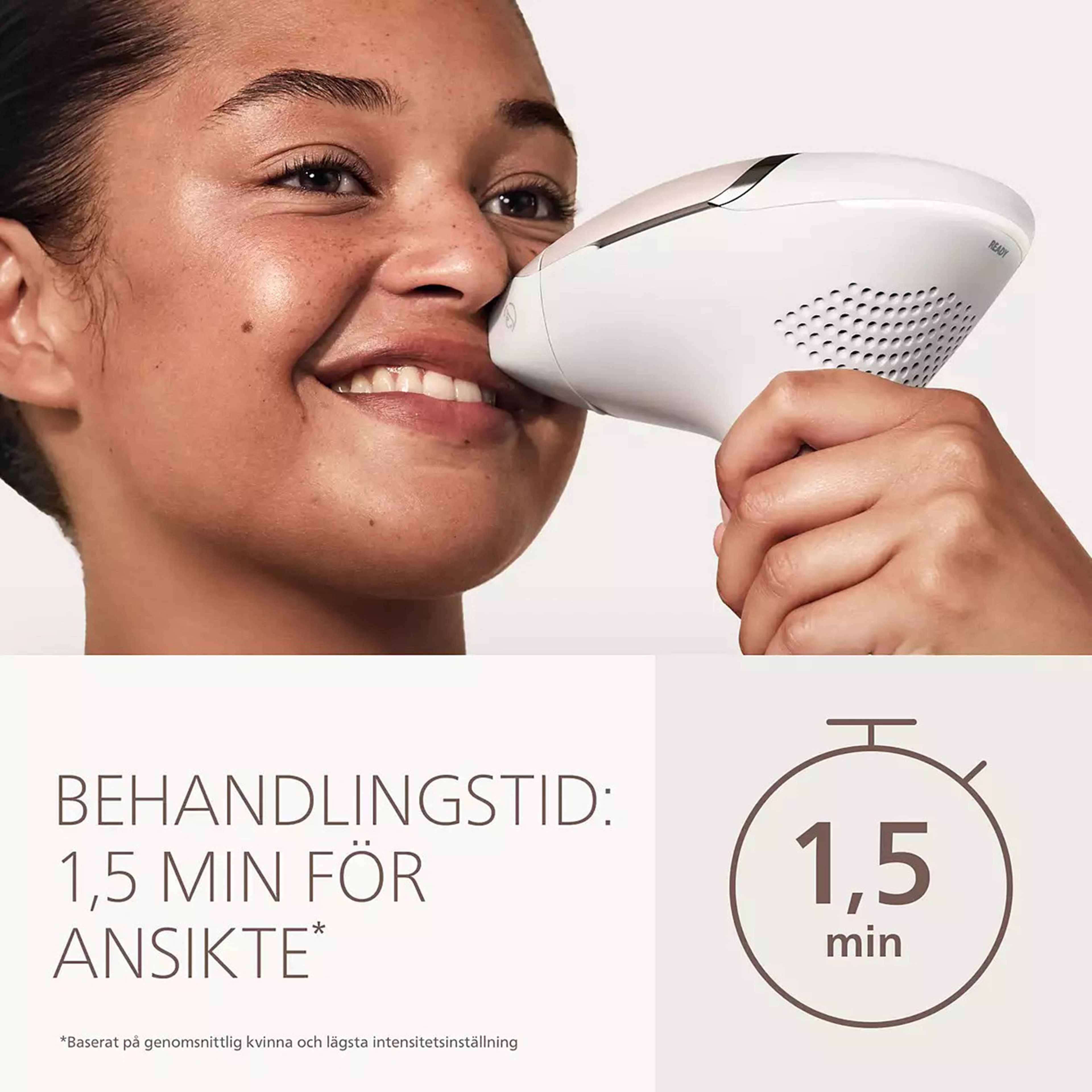 Ipl Lumea 8000-serien Senseiq 2 Munstycken Pearl Peach Bri932/00, från Philips, i färgen pearl peach. Klicka för att öppna bilden i stort format