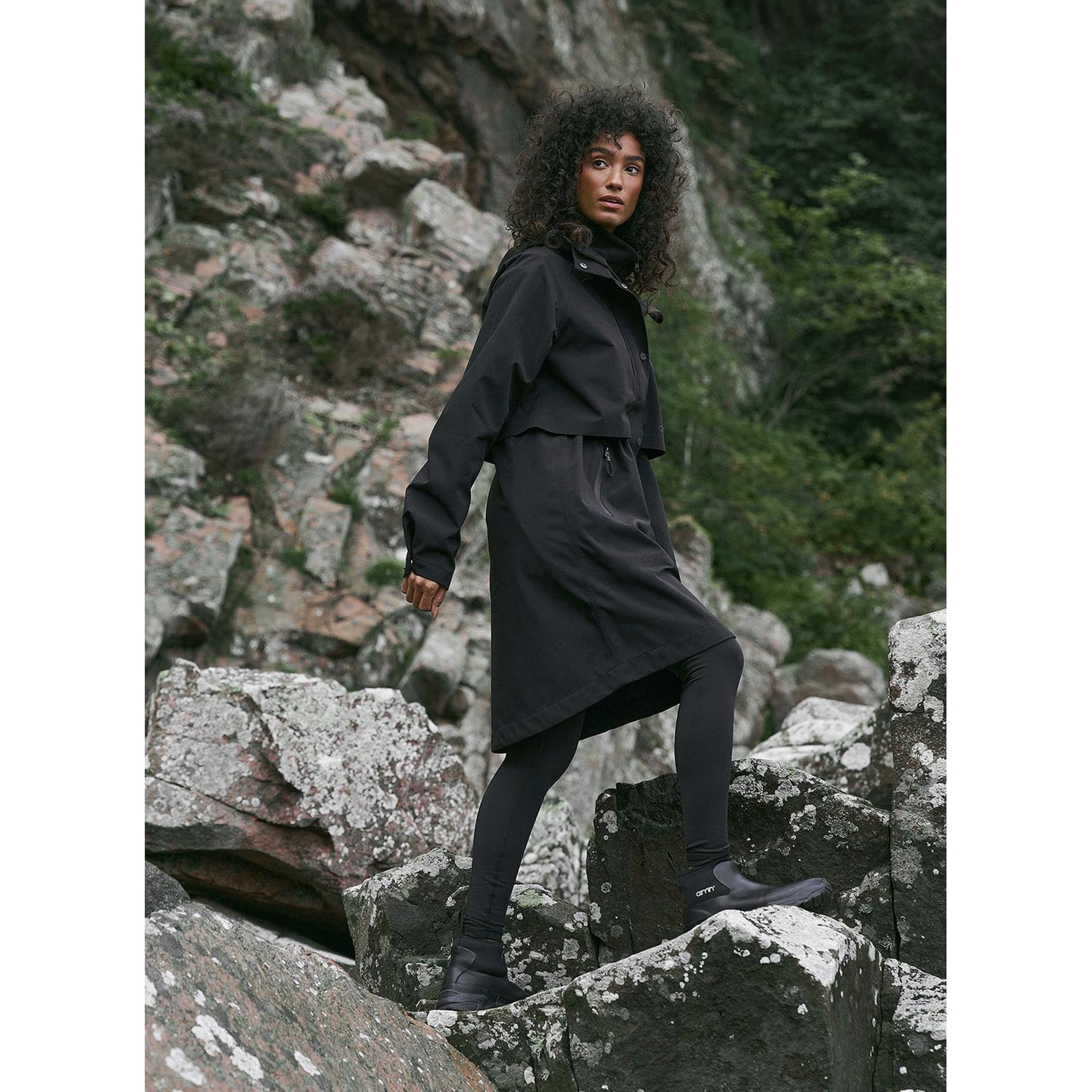 Black Waterproof Parka