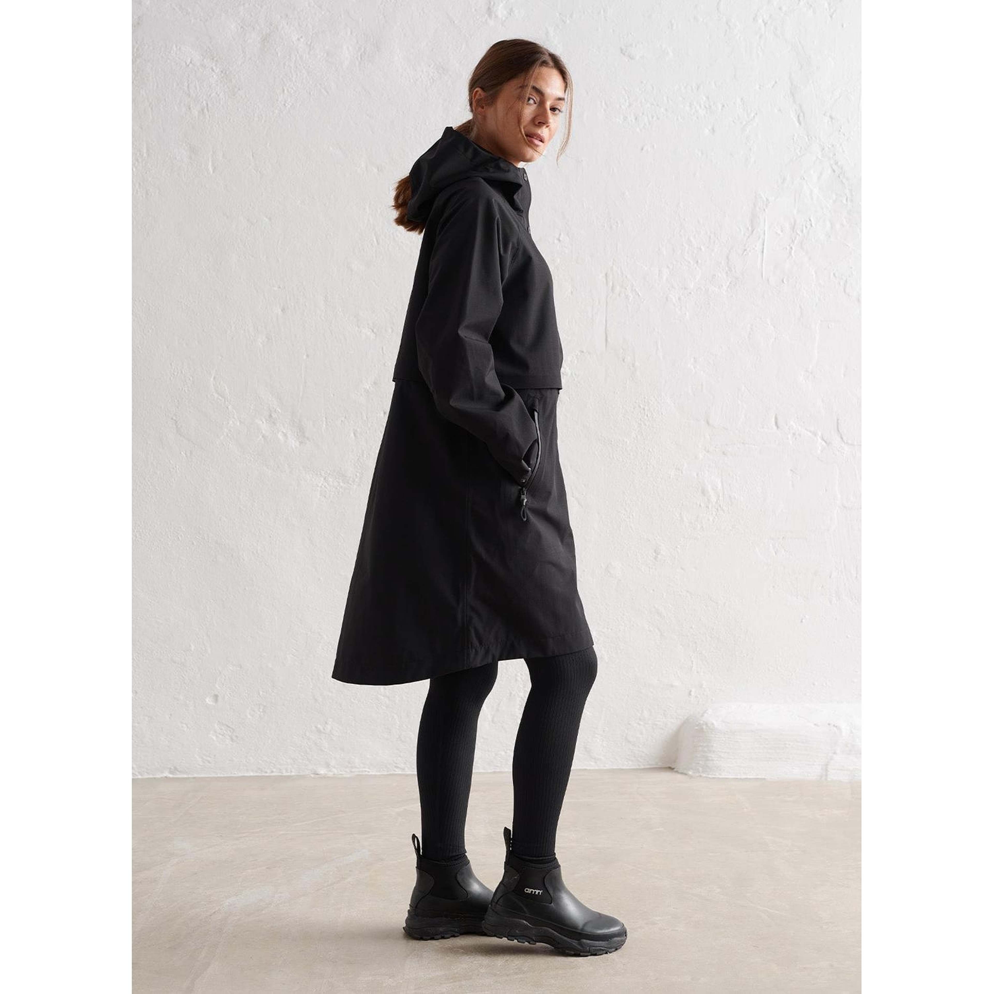 Black Waterproof Parka
