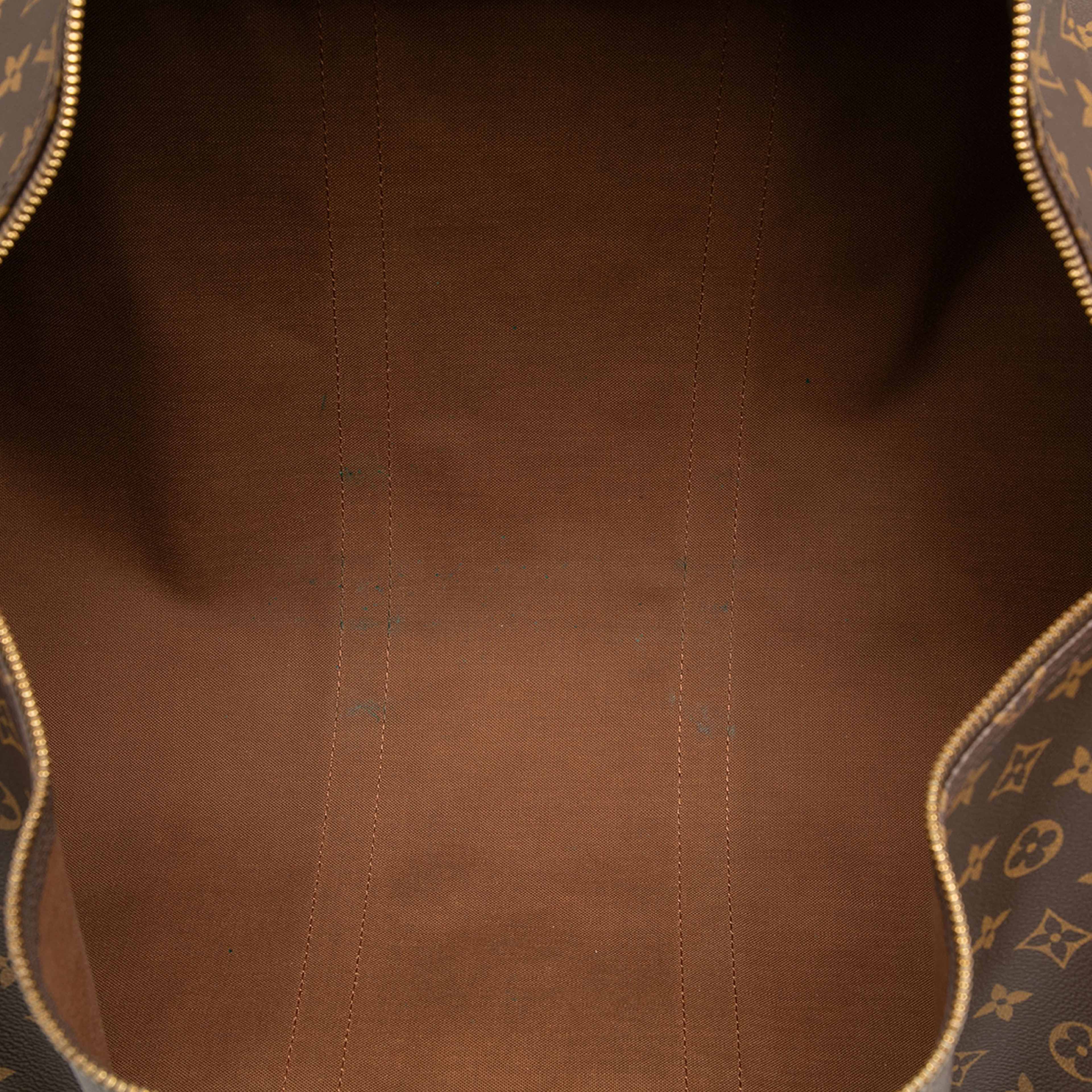 Louis Vuitton Monogram Keepall 55, från Luxclusif, i färgen brown. Klicka för att öppna bilden i stort format