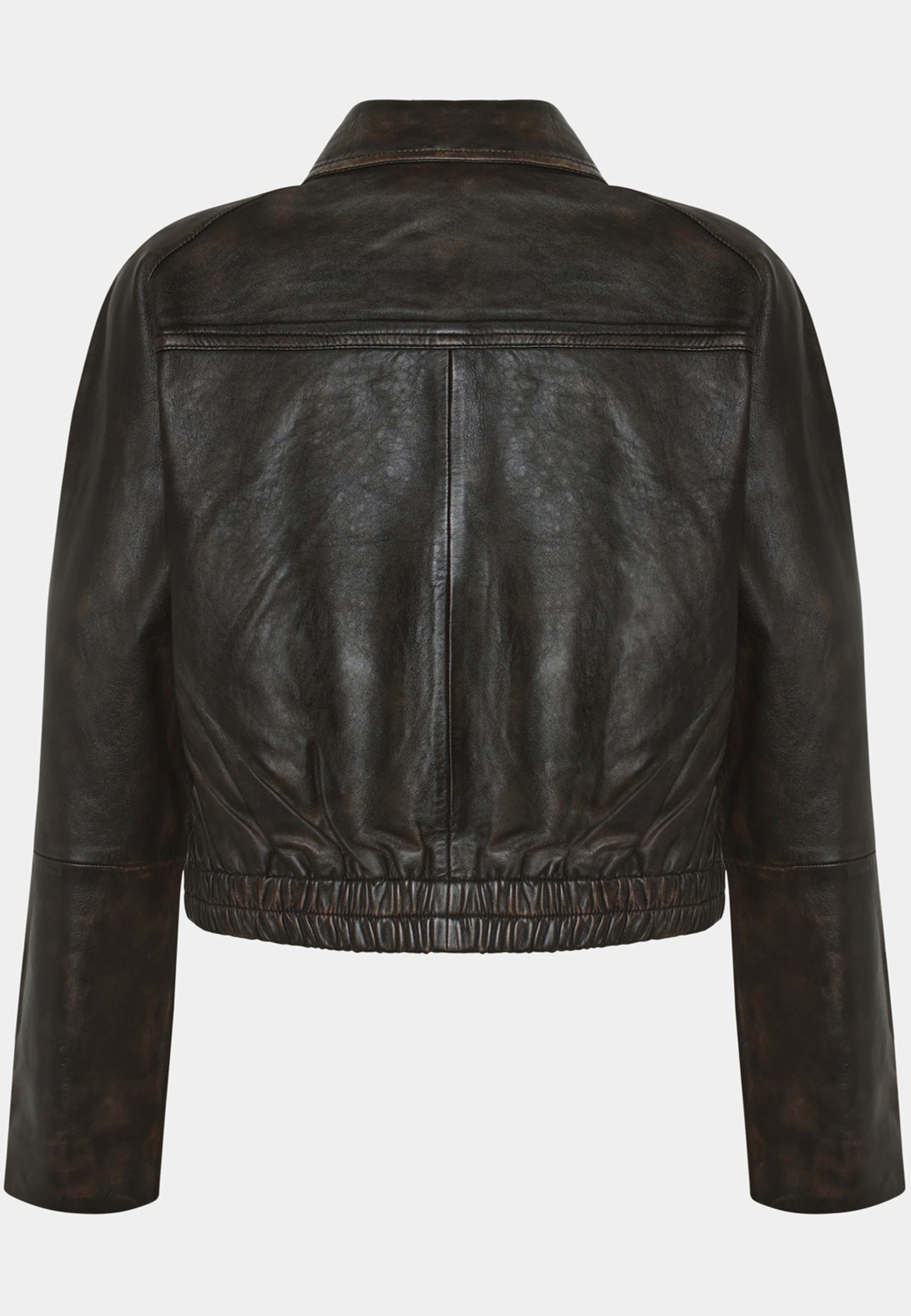 Julie Jacket, från ROCKANDBLUE, i färgen black/brown. Klicka för att öppna bilden i stort format